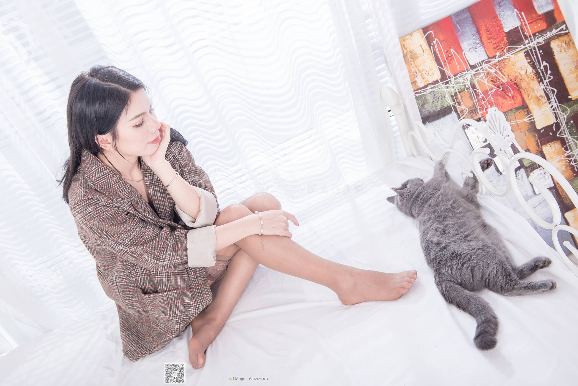 [SSA丝社]超清写真 NO.036 芷沫 混血美女芷沫与猫的故事[99P]第6张