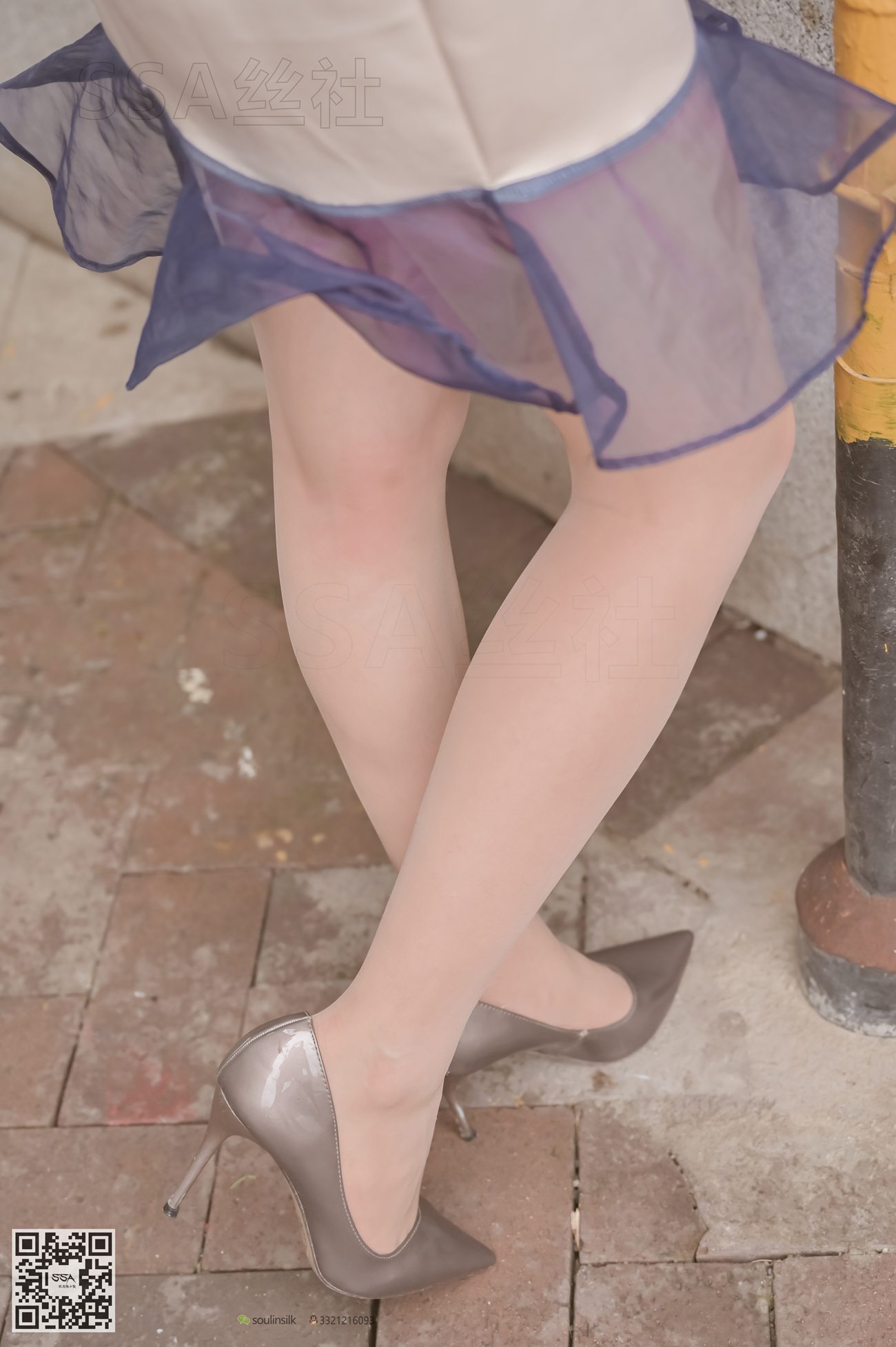 [SSA丝社]超清写真 NO.099 雪梨 腿模雪梨街拍短裙肉丝[155P]第18张