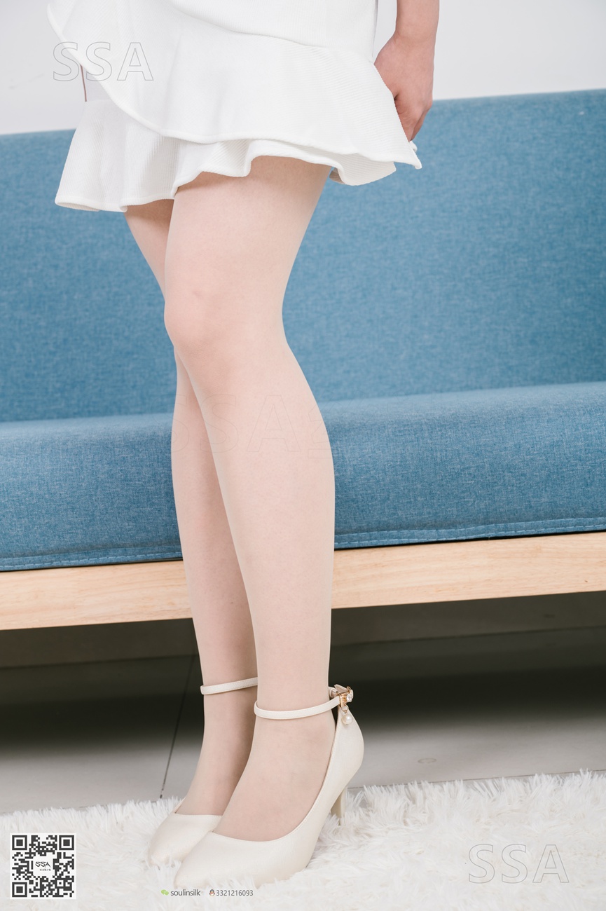 [SSA丝社]超清写真 NO.155 阿花 白色连衣裙穿搭示范[122P]第5张