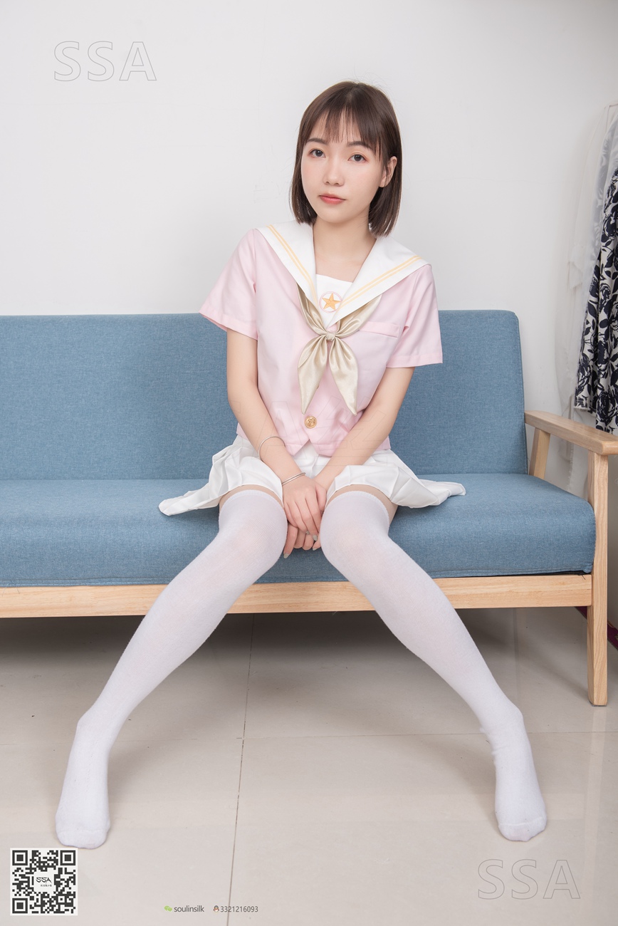 [SSA丝社]超清写真 NO.162 桃子 粉色JK至服的穿搭示范[173P]第1张