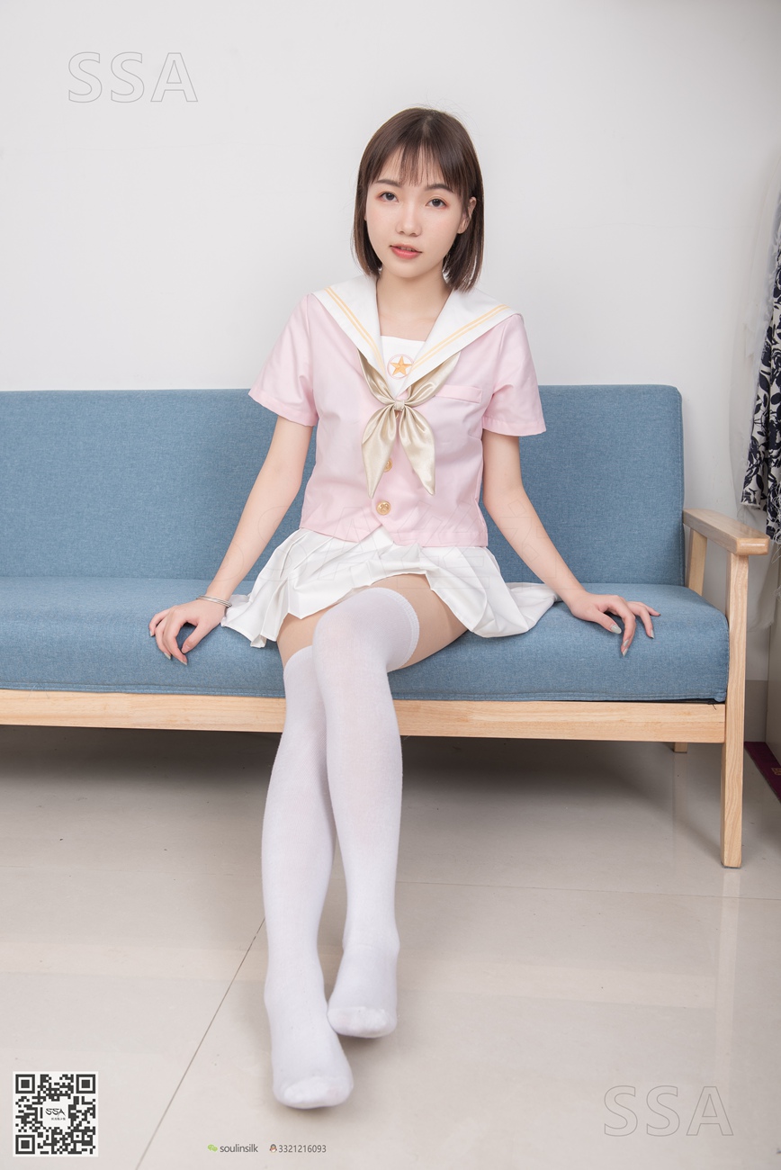 [SSA丝社]超清写真 NO.162 桃子 粉色JK至服的穿搭示范[173P]第2张