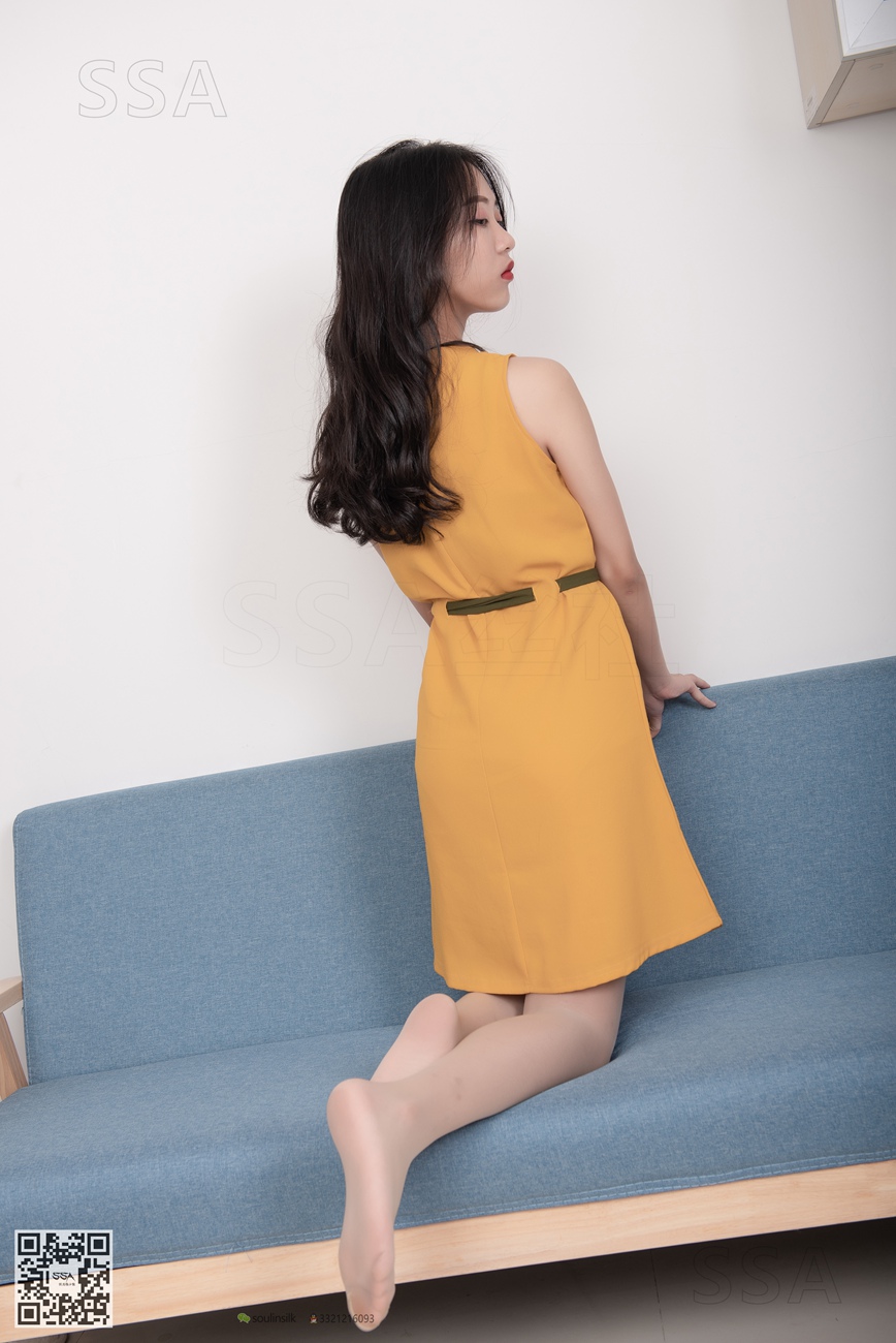 [SSA丝社]超清写真 NO.165 小凉 黄色连衣裙肉丝首秀[99P]第6张