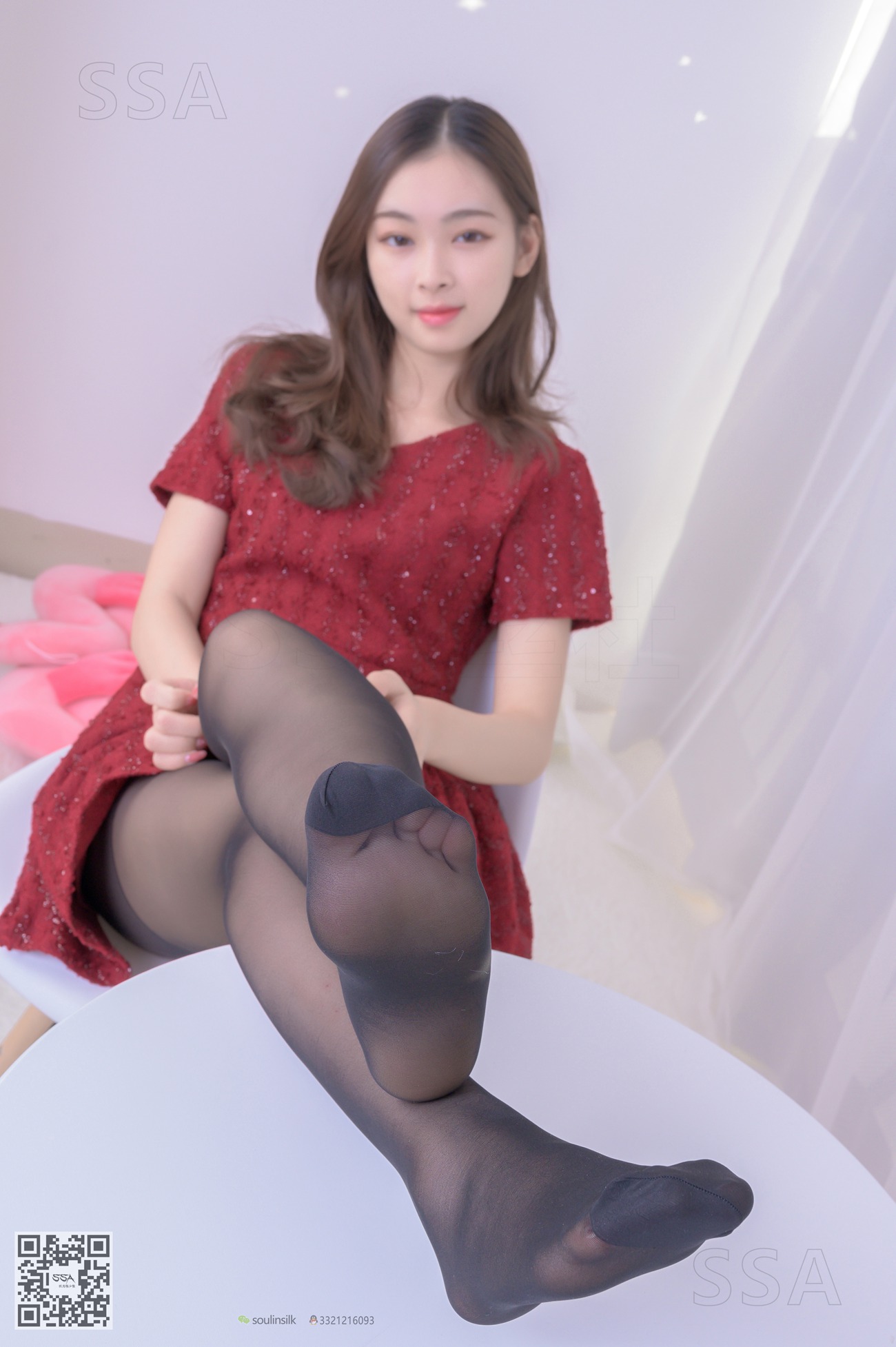 [SSA丝社]超清写真 NO.242 可爱文娟的小红裙[128P]第12张