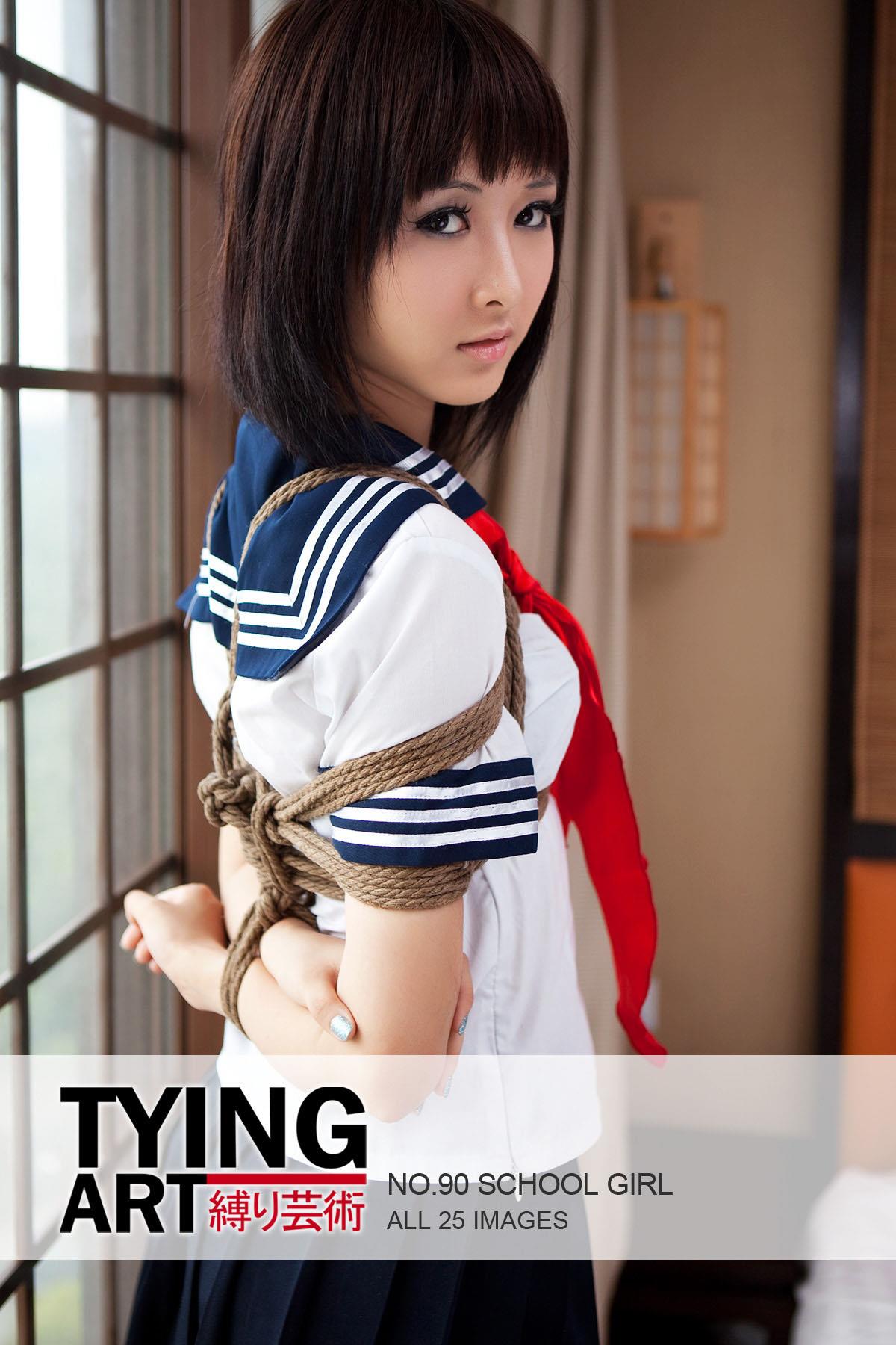 [禁忌摄影]Taboo-love NO.090 TyingArt 縛リ芸術 Shiryl School Girl[27P]第1张