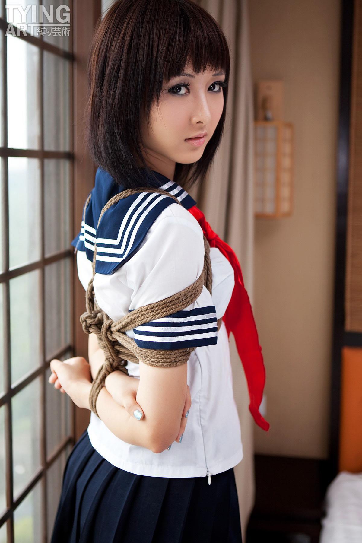 [禁忌摄影]Taboo-love NO.090 TyingArt 縛リ芸術 Shiryl School Girl[27P]第1张