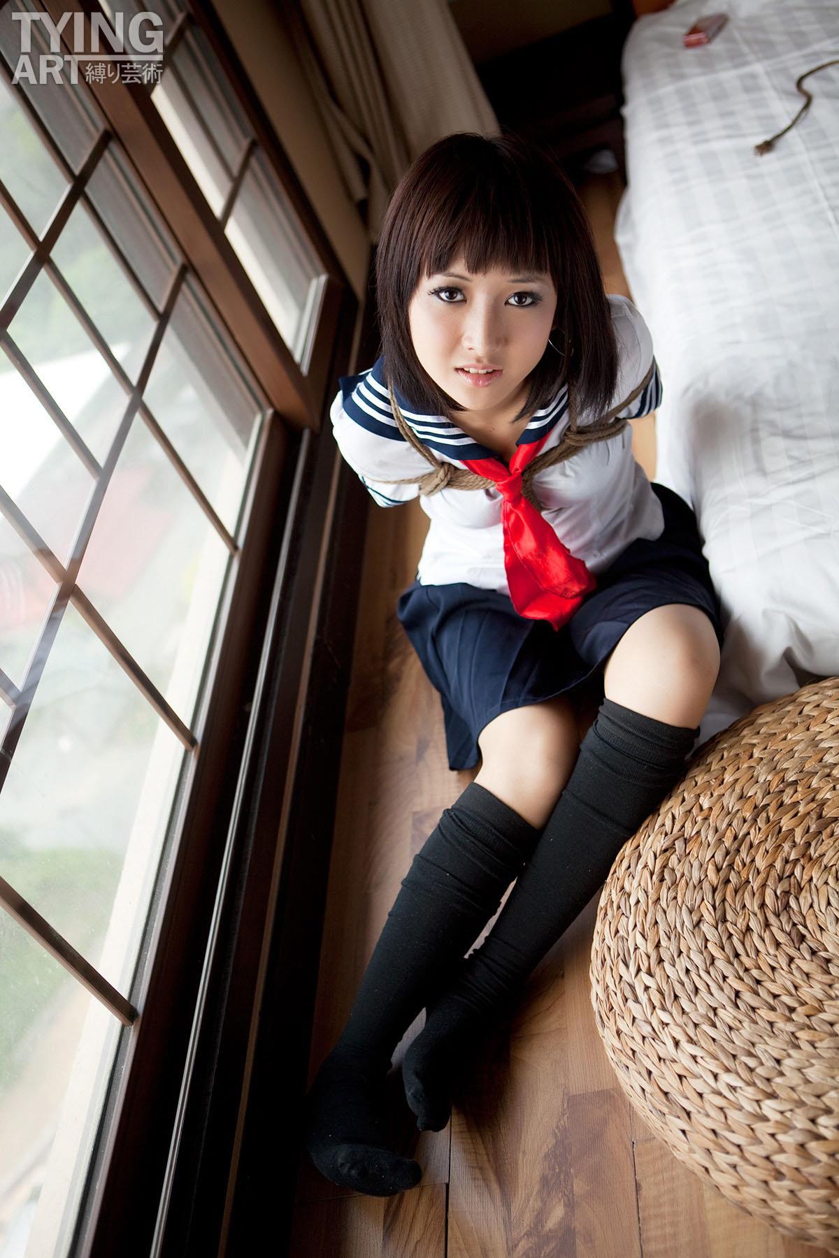 [禁忌摄影]Taboo-love NO.090 TyingArt 縛リ芸術 Shiryl School Girl[27P]第4张