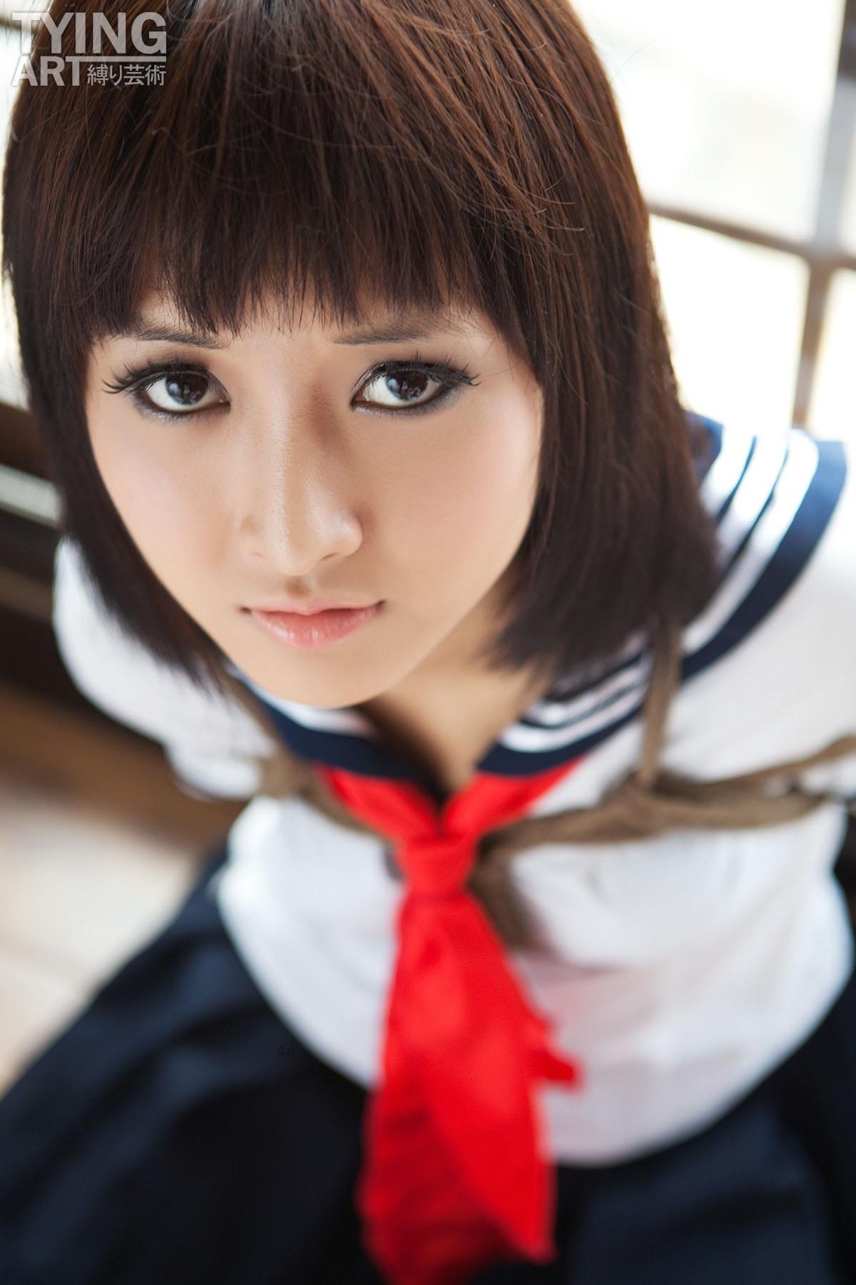 [禁忌摄影]Taboo-love NO.090 TyingArt 縛リ芸術 Shiryl School Girl[27P]第5张