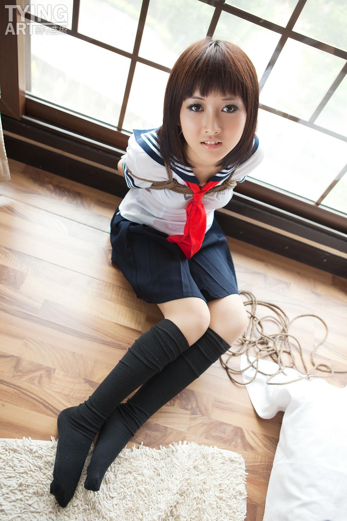 [禁忌摄影]Taboo-love NO.090 TyingArt 縛リ芸術 Shiryl School Girl[27P]第5张