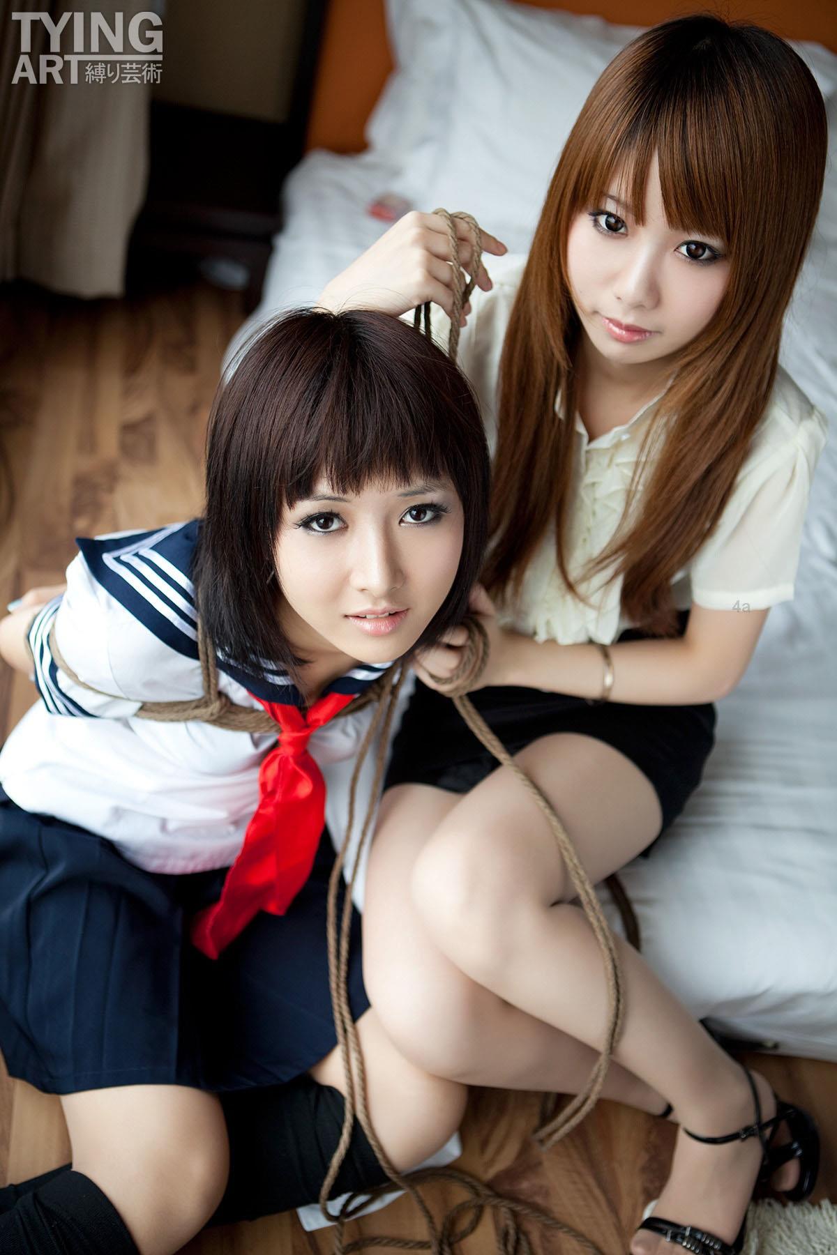 [禁忌摄影]Taboo-love NO.091 TyingArt 縛リ芸術 Dimdim &#038; Shiryl OL &#038; School Girl 1[26P]第2张