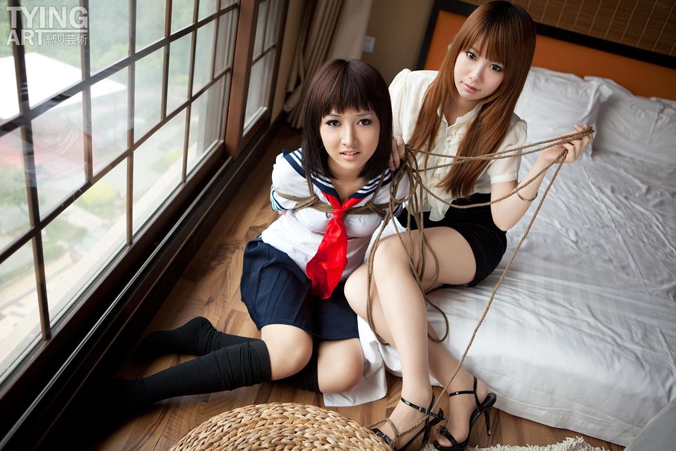 [禁忌摄影]Taboo-love NO.091 TyingArt 縛リ芸術 Dimdim &#038; Shiryl OL &#038; School Girl 1[26P]第3张