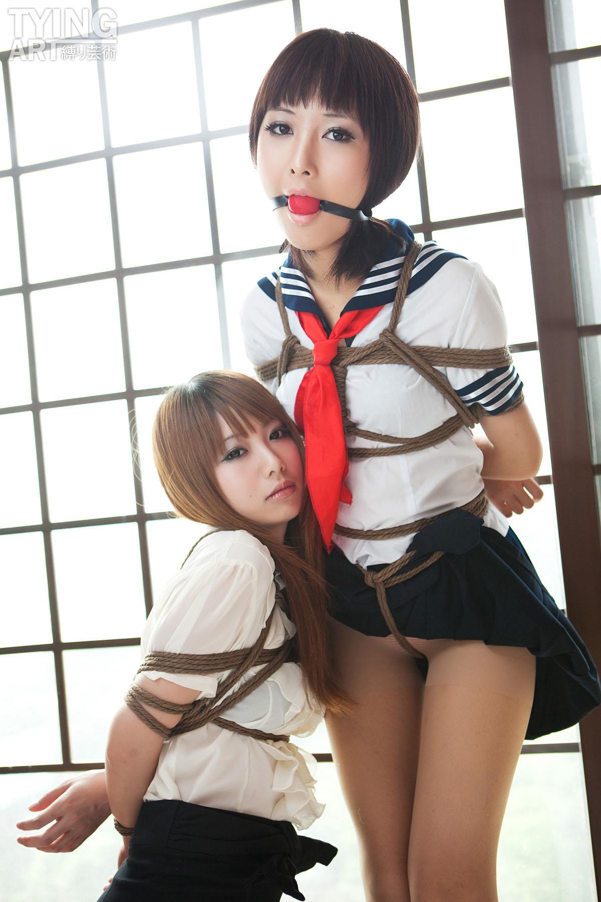 [禁忌摄影]Taboo-love NO.092 TyingArt 縛リ芸術 Dimdim &#038; Shiryl OL &#038; School Girl 2[40P]第6张