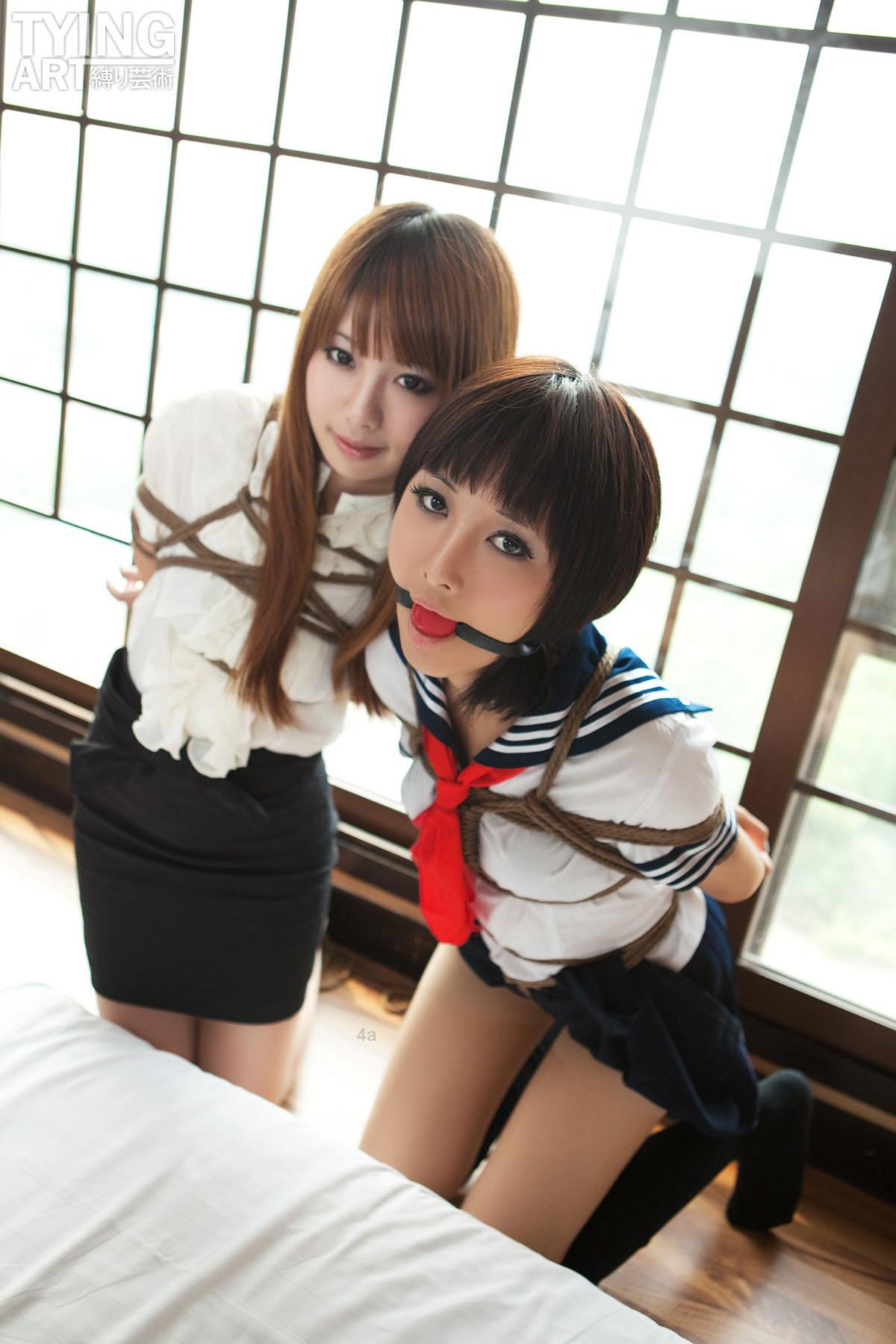 [禁忌摄影]Taboo-love NO.092 TyingArt 縛リ芸術 Dimdim &#038; Shiryl OL &#038; School Girl 2[40P]第6张