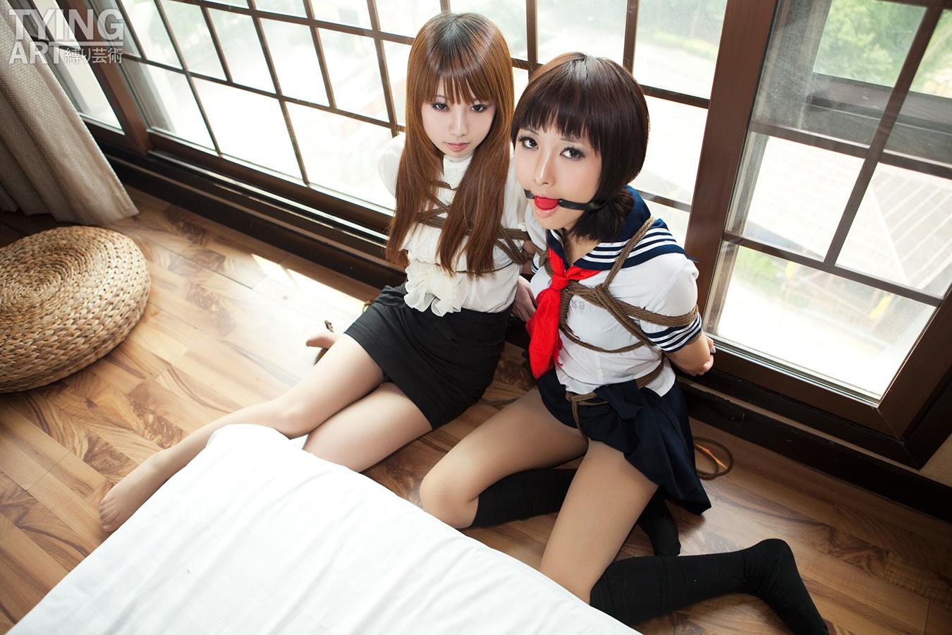 [禁忌摄影]Taboo-love NO.092 TyingArt 縛リ芸術 Dimdim &#038; Shiryl OL &#038; School Girl 2[40P]第7张