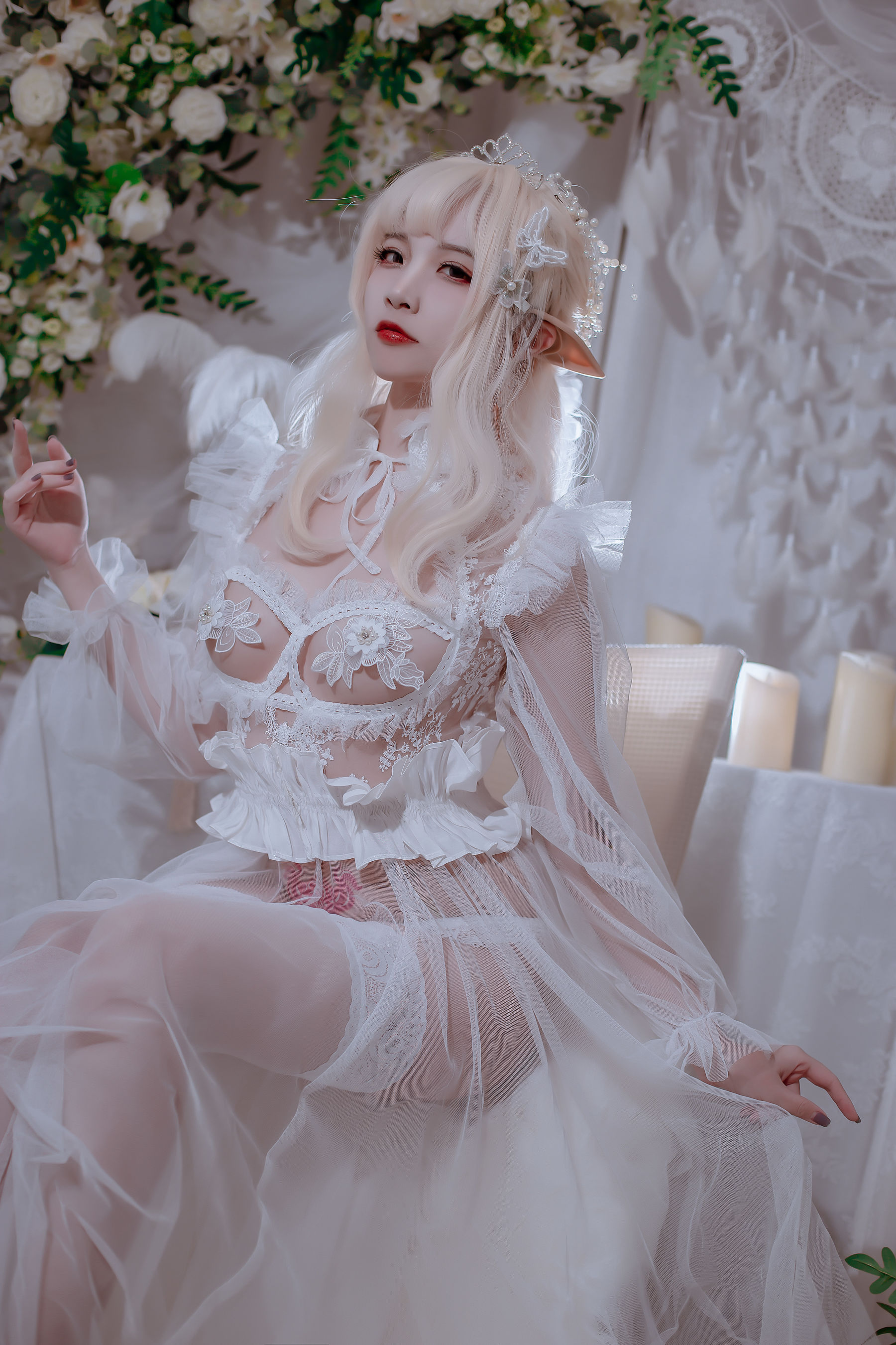 [网红COSER写真] 人气Coser二佐Nisa - 精灵公主第6张