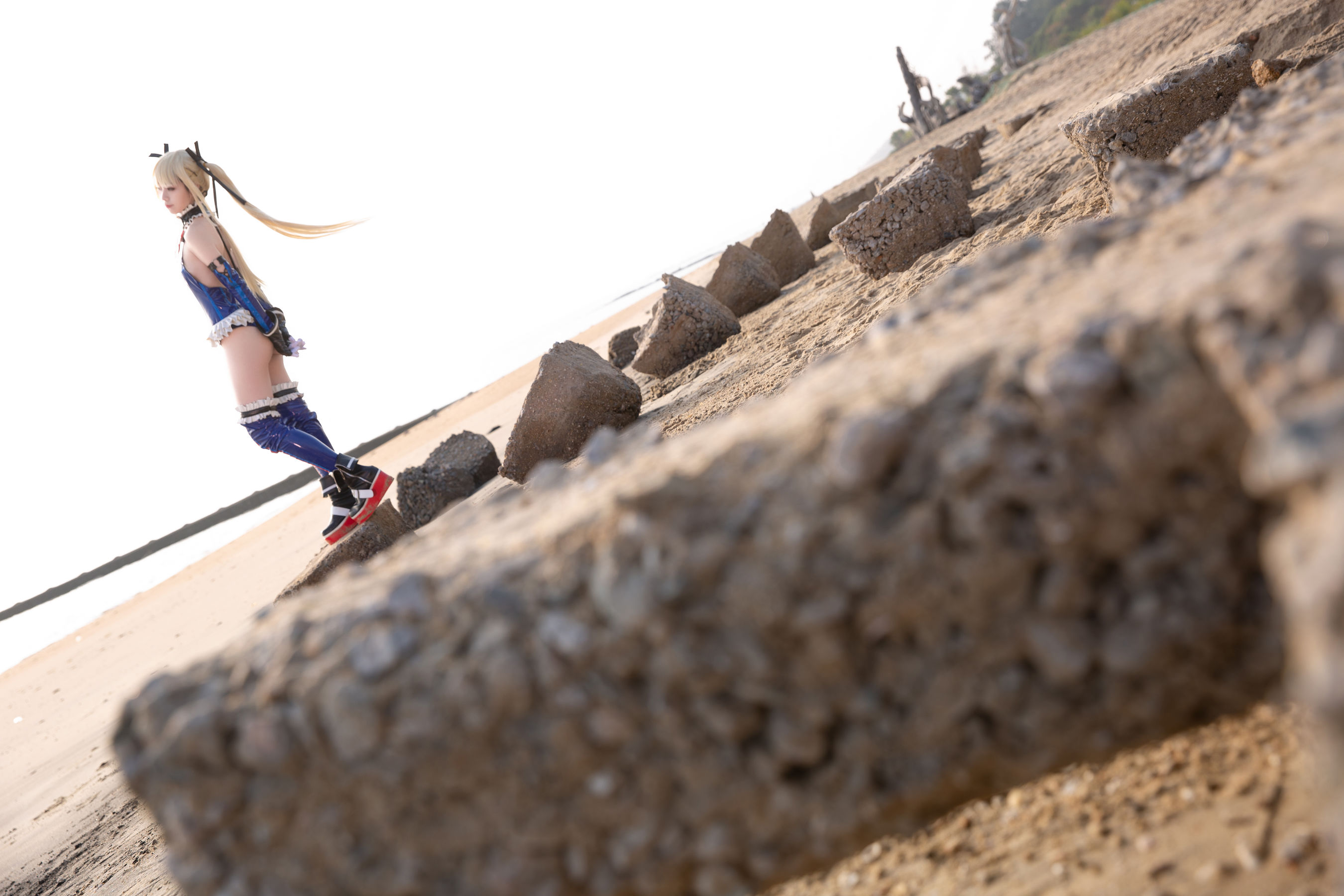 [网红COSER写真] 动漫博主G44不会受伤 - 玛丽连体衣第11张