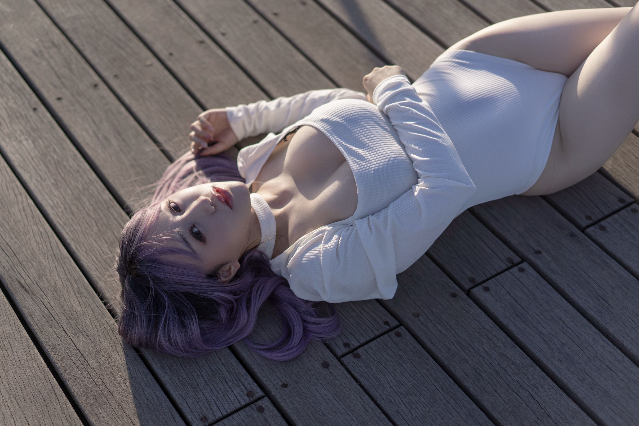 [网红COSER写真] 动漫博主脱尾巴Mizuki - 天台第11张