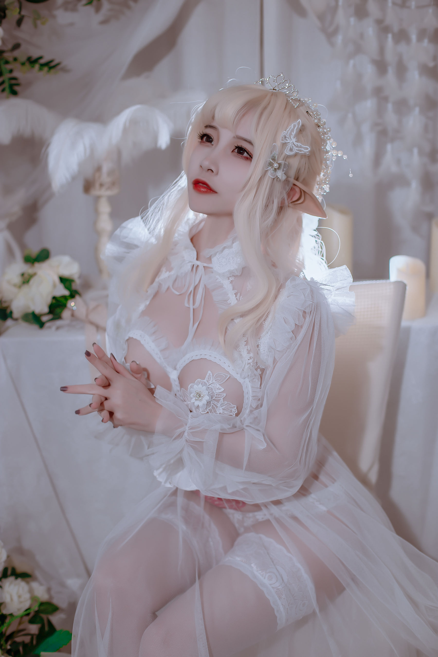 [网红COSER写真] 人气Coser二佐Nisa - 精灵公主第11张