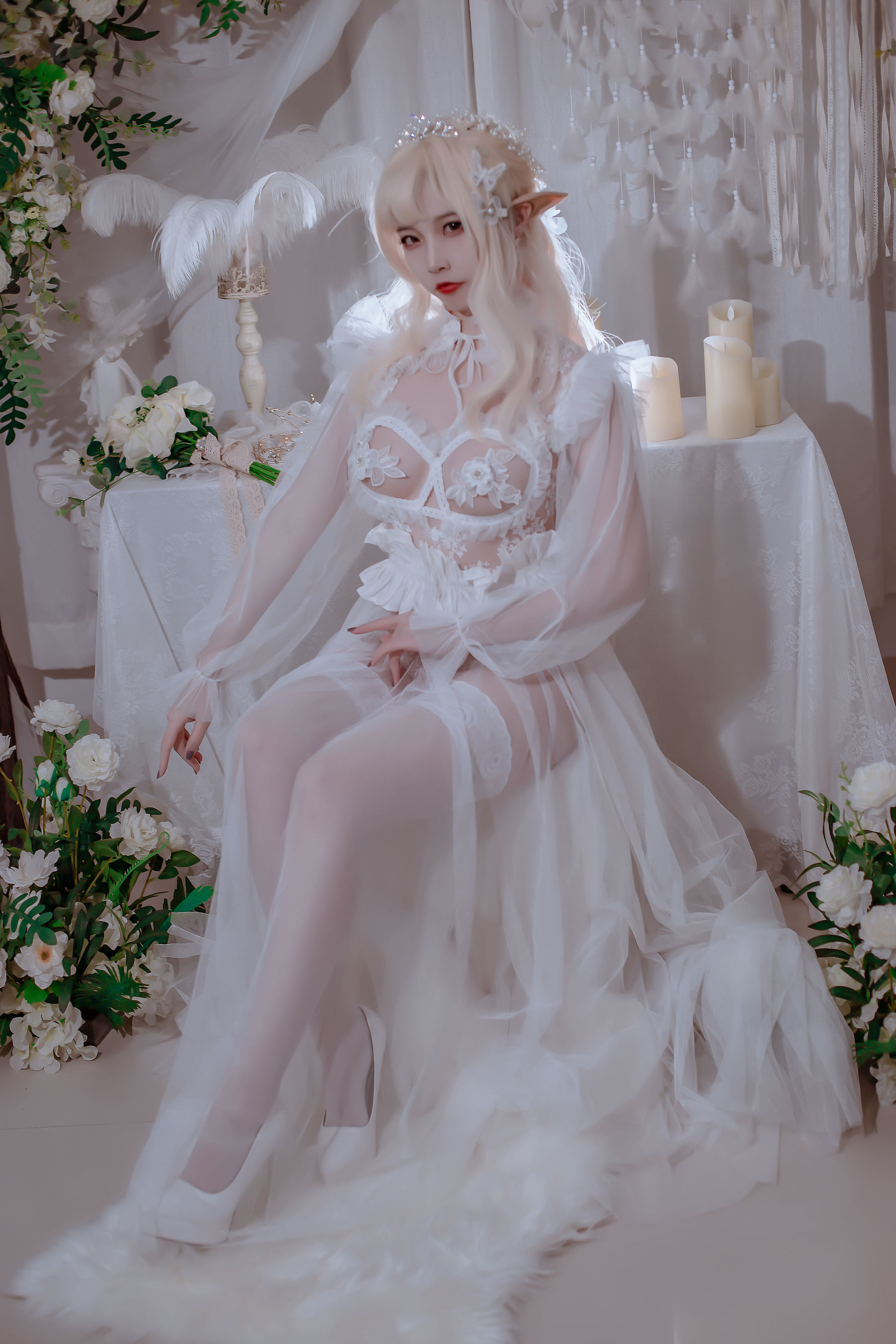 [网红COSER写真] 人气Coser二佐Nisa - 精灵公主第12张