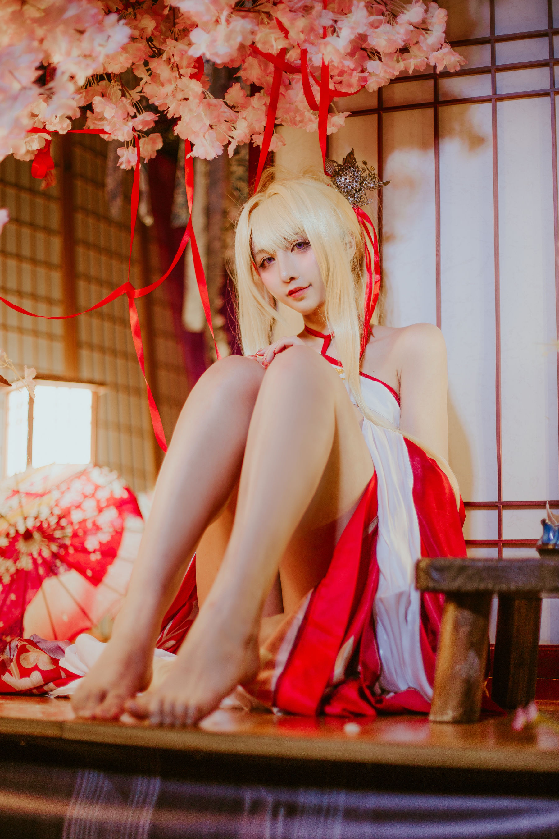 [COS福利] 动漫博主九曲Jean - 光荣新春和服第7张