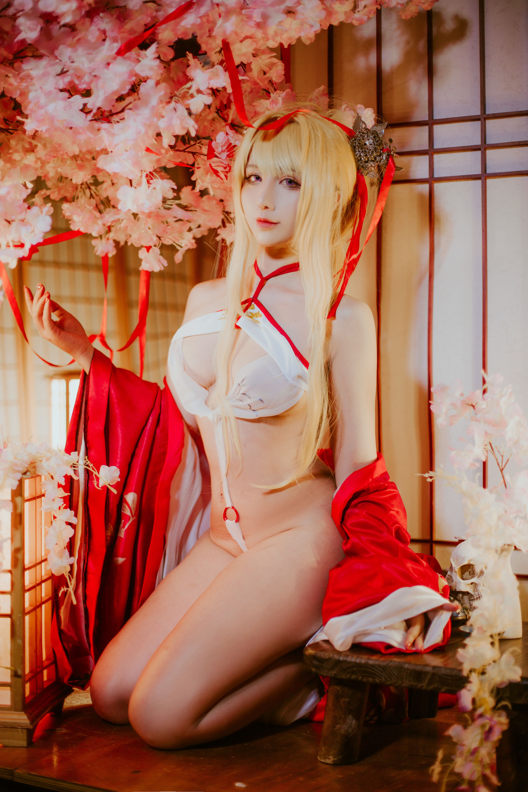 [COS福利] 动漫博主九曲Jean - 光荣新春和服第6张