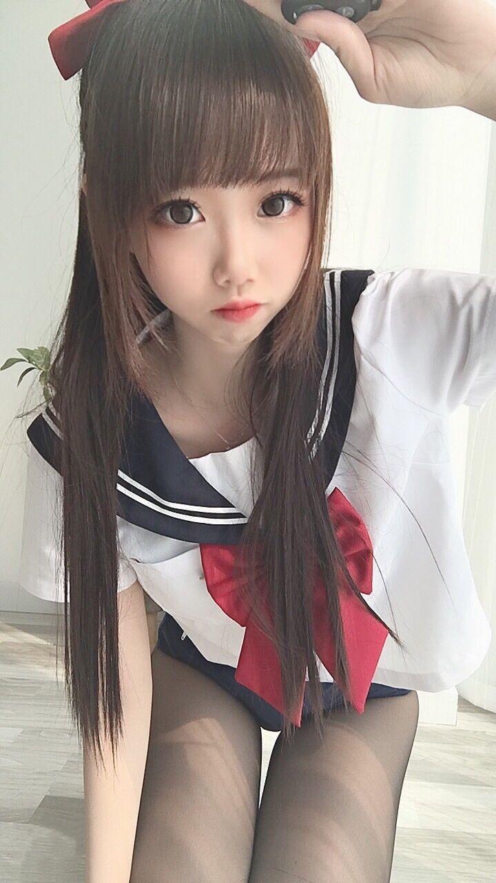 [COS福利] Cos小姐姐雪琪 - 黑丝JK死库水第21张