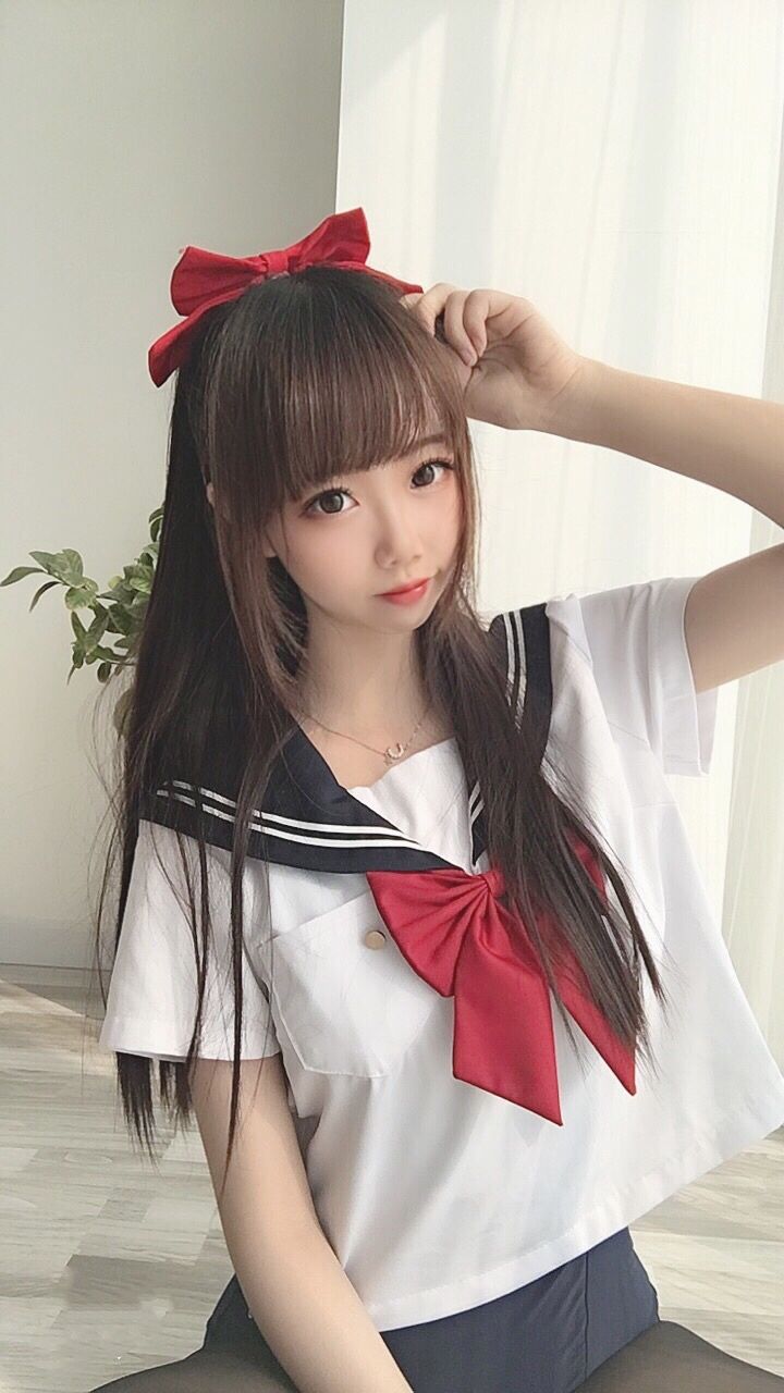 [COS福利] Cos小姐姐雪琪 - 黑丝JK死库水第21张