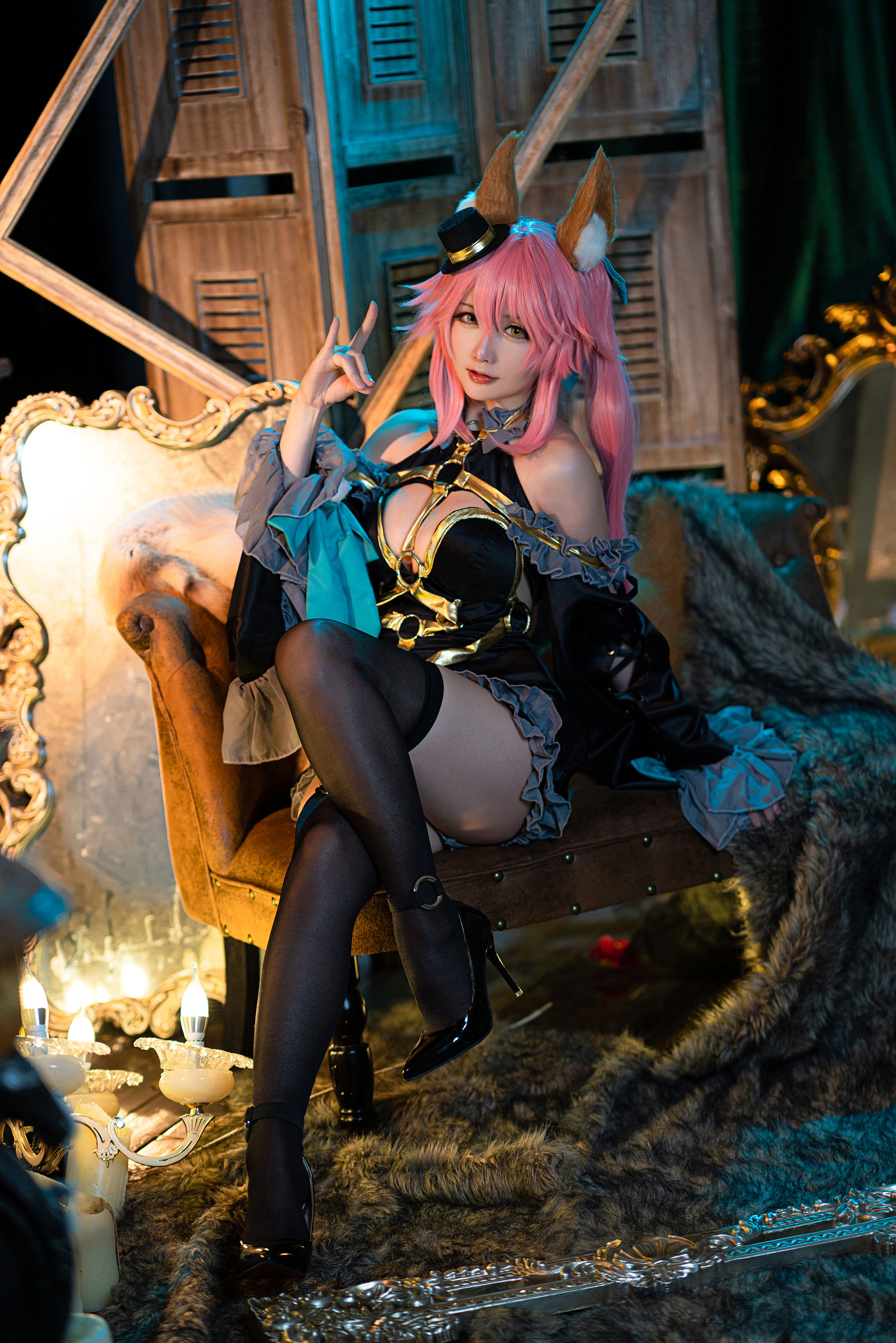 [COS福利] Coser小姐姐星之迟迟 - 玉藻前魔术师第3张