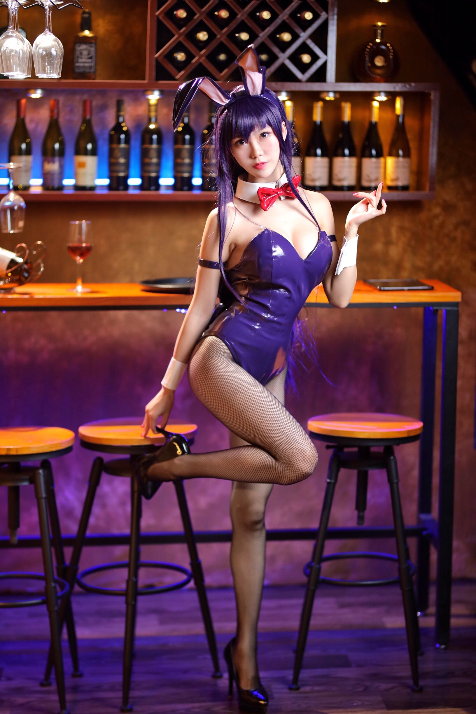 [COS福利] 抖娘-利世 - 霞之丘诗羽 兔女郎第13张