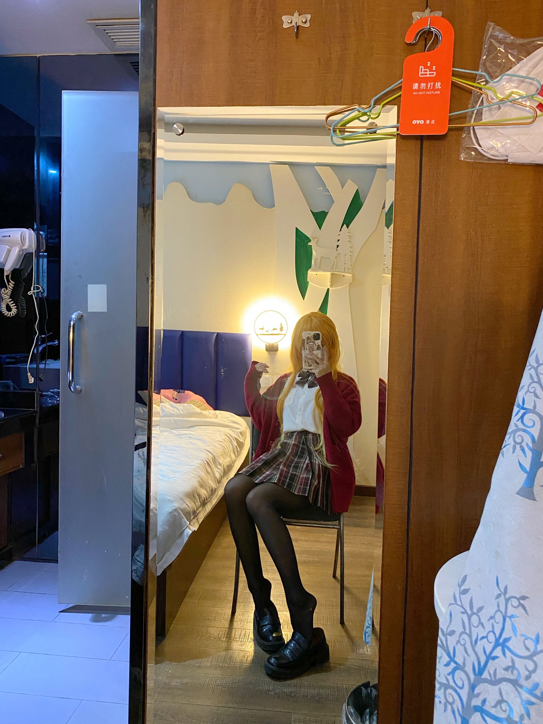 [COS福利] 芋圆侑子SJ_ - 金毛不良jk第3张