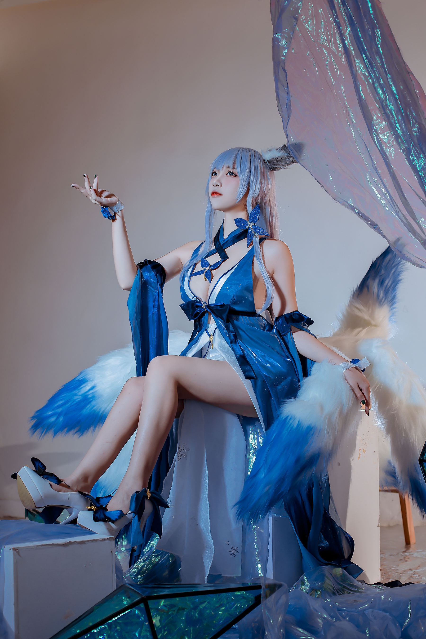 [COS福利] 人气Coser二佐Nisa - 碧蓝信浓礼服第3张