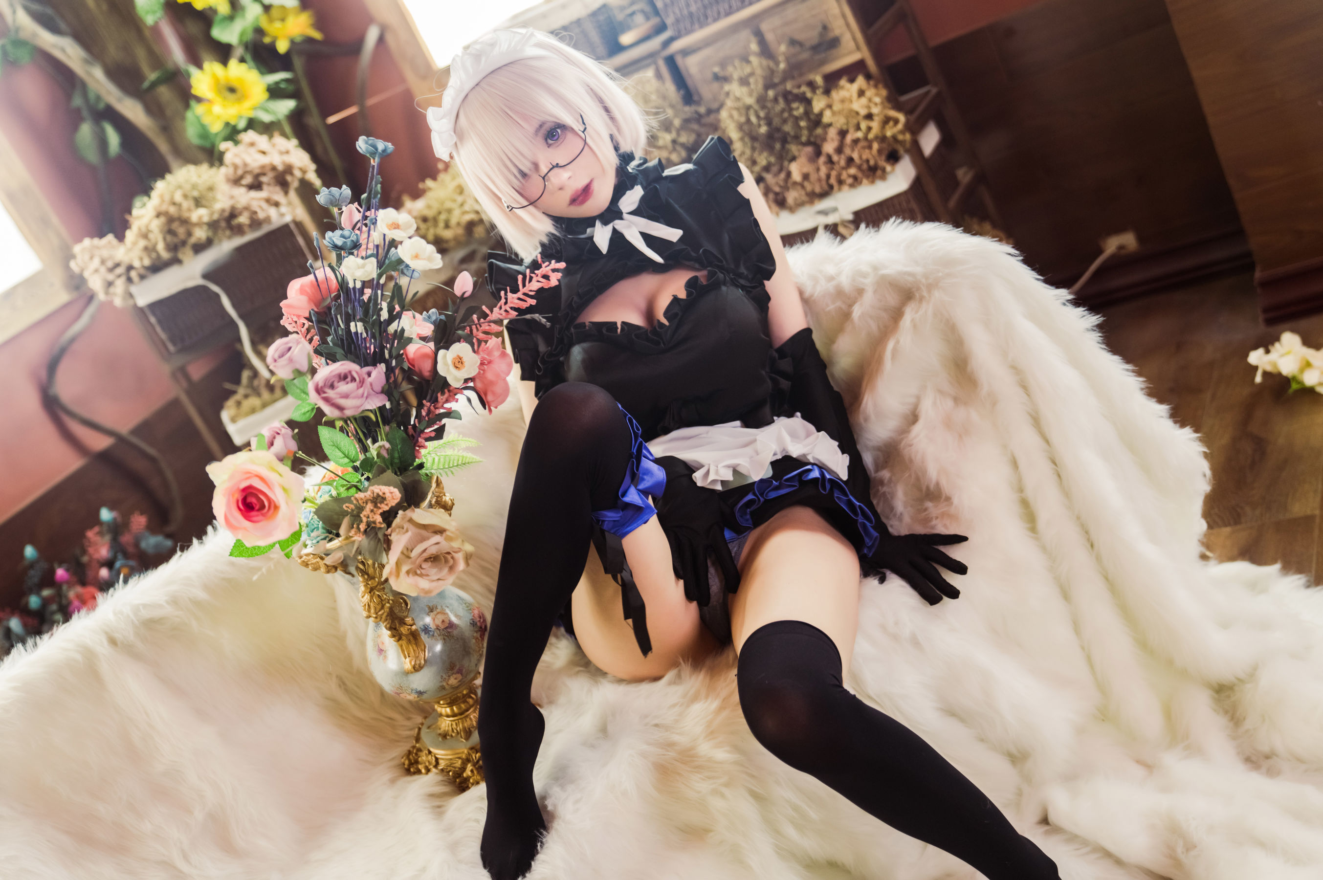 [福利COS] 西园寺南歌写真 - 玛修女仆第1张
