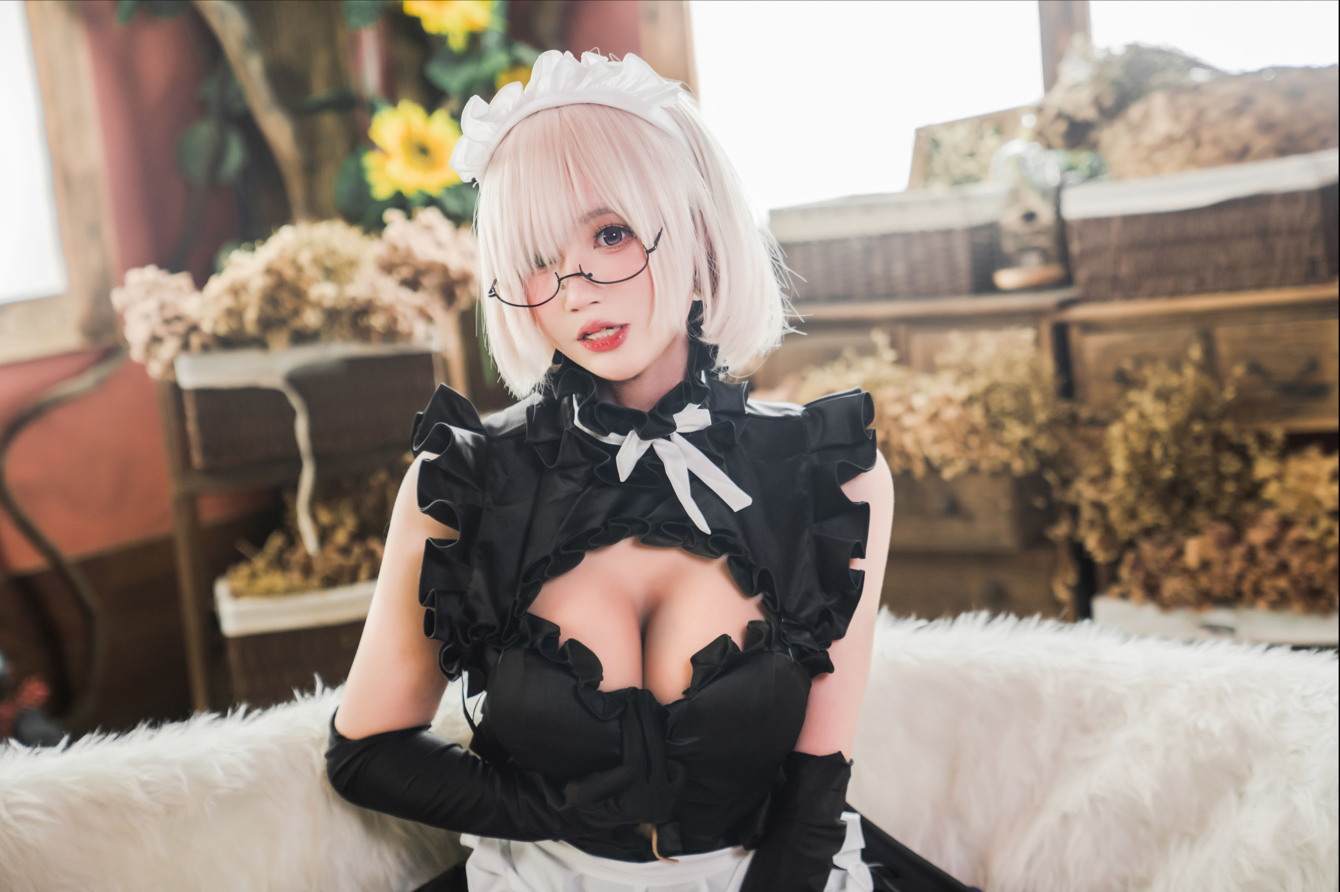 [福利COS] 西园寺南歌写真 - 玛修女仆第10张