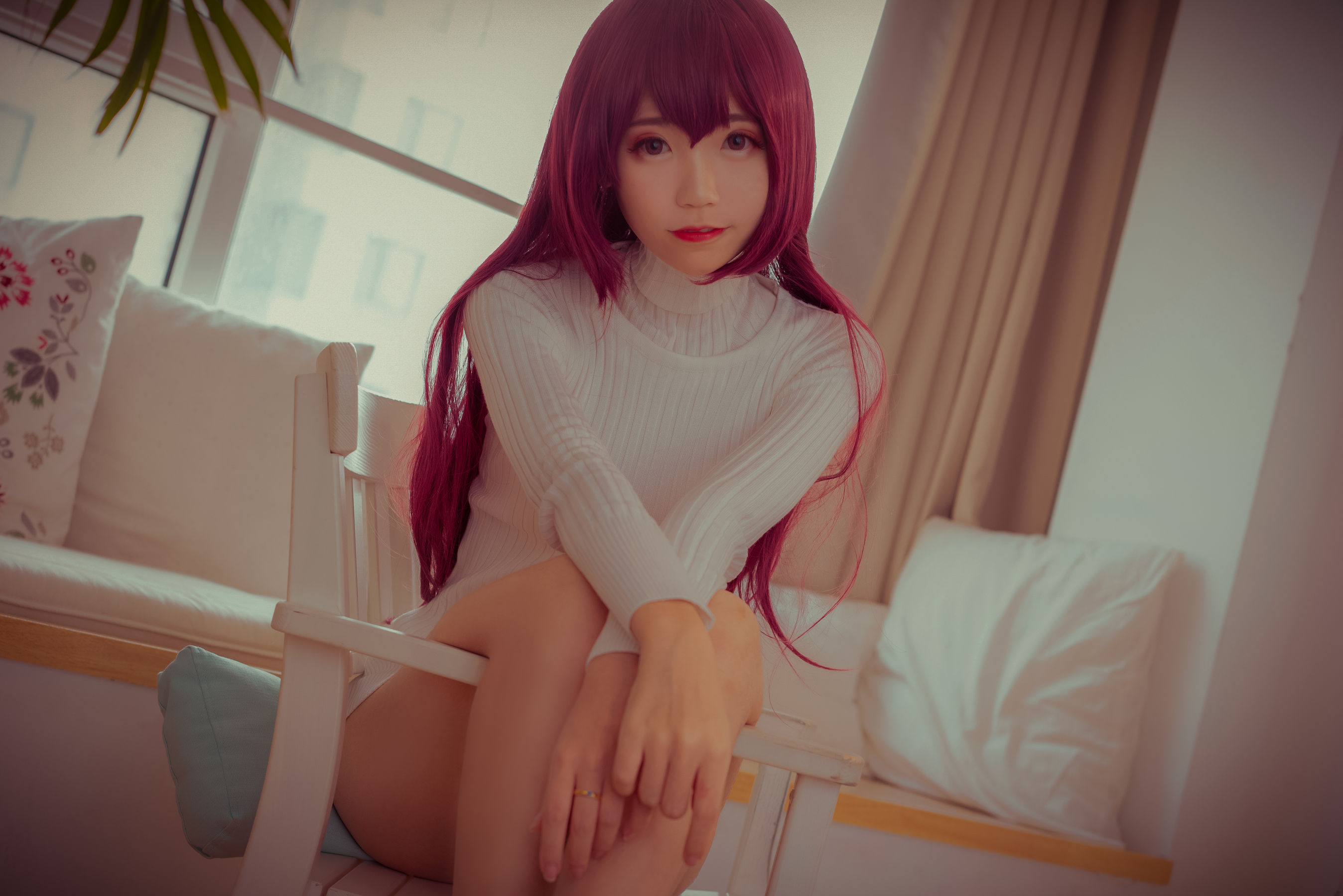 [福利COS] 然理理 - 斯卡哈毛衣第9张