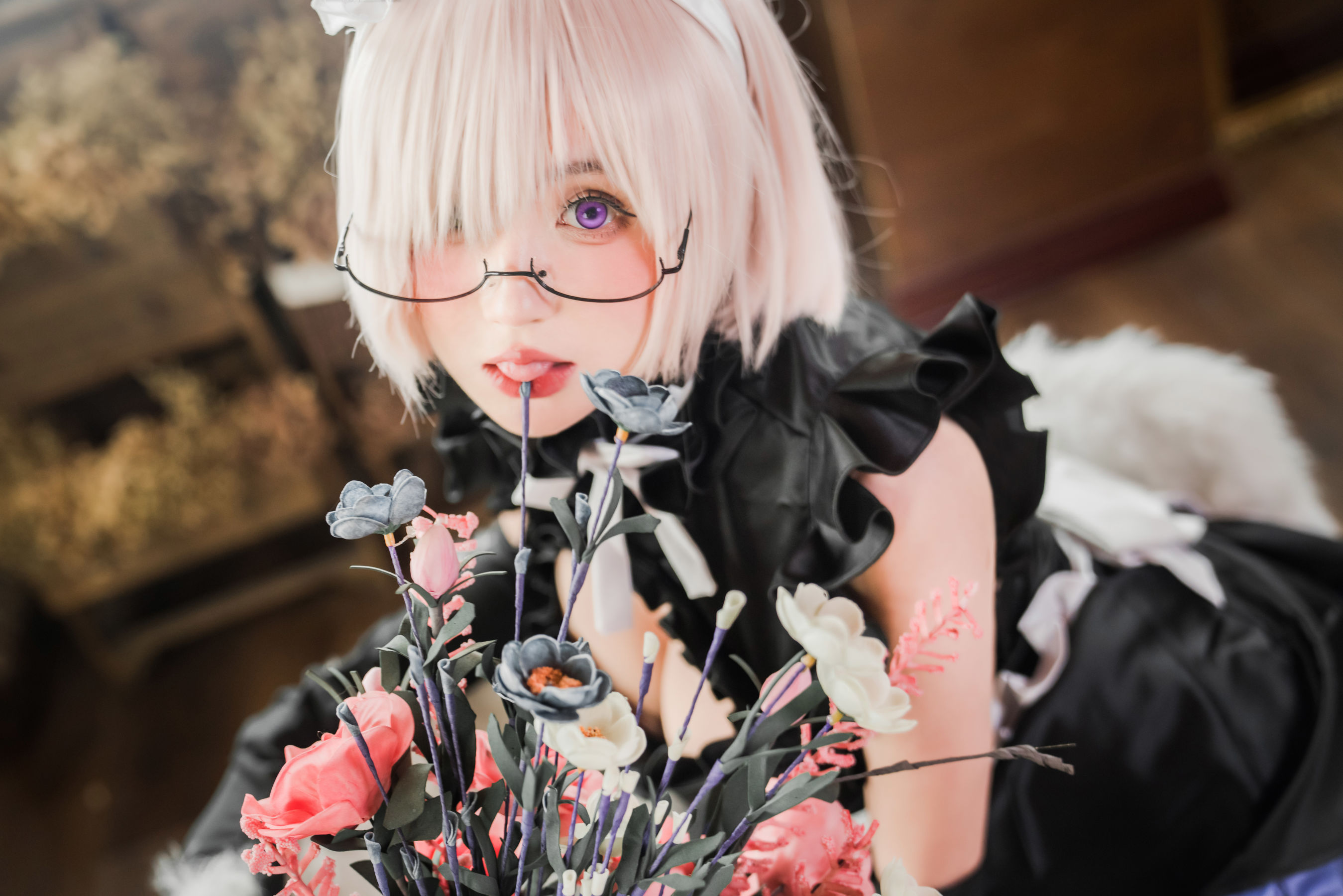 [福利COS] 西园寺南歌写真 - 玛修女仆第12张