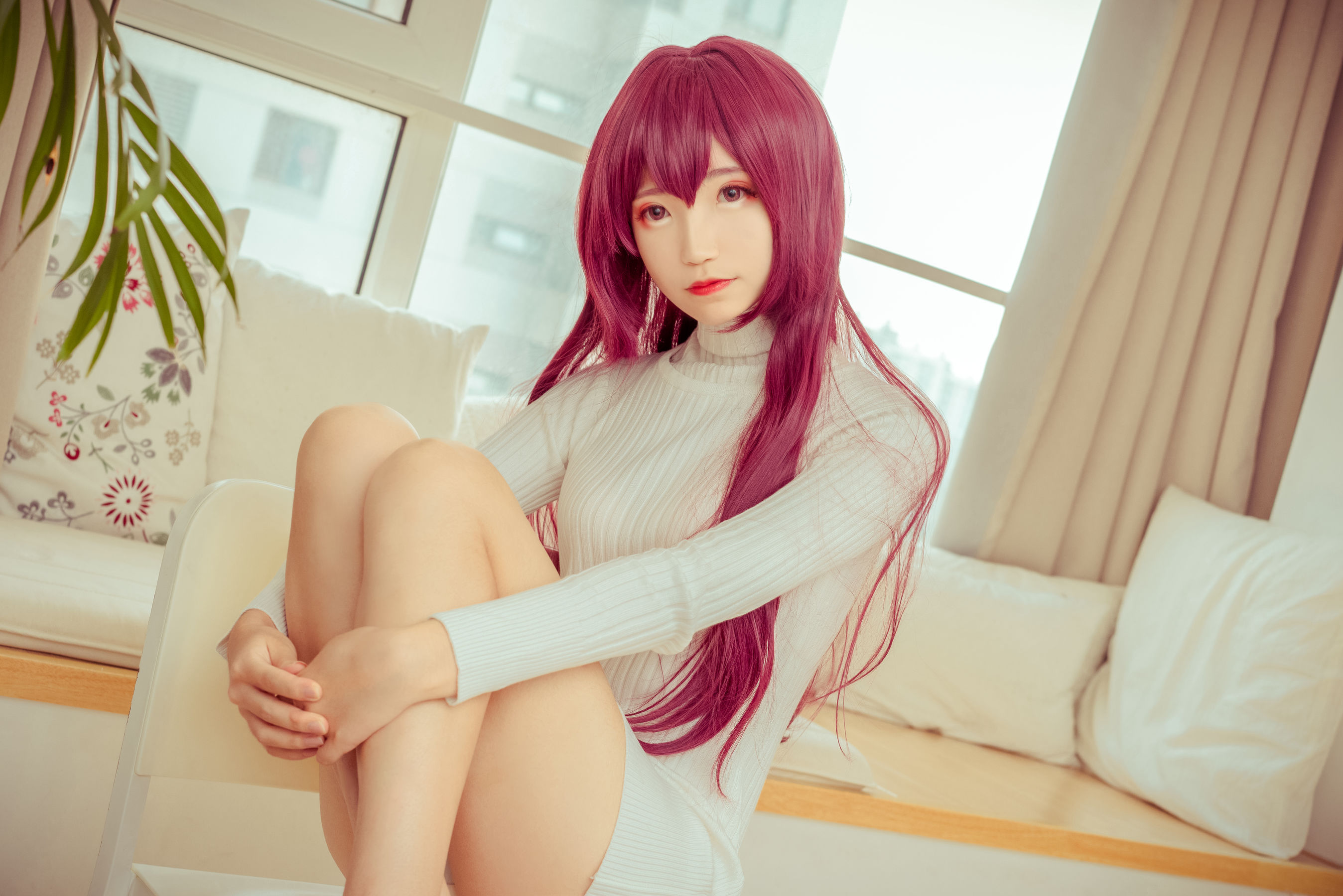 [福利COS] 然理理 - 斯卡哈毛衣第10张