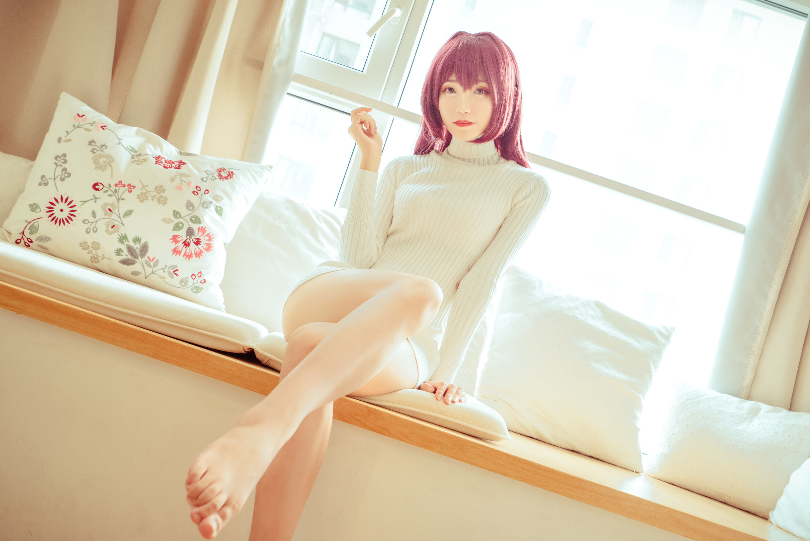 [福利COS] 然理理 - 斯卡哈毛衣第4张