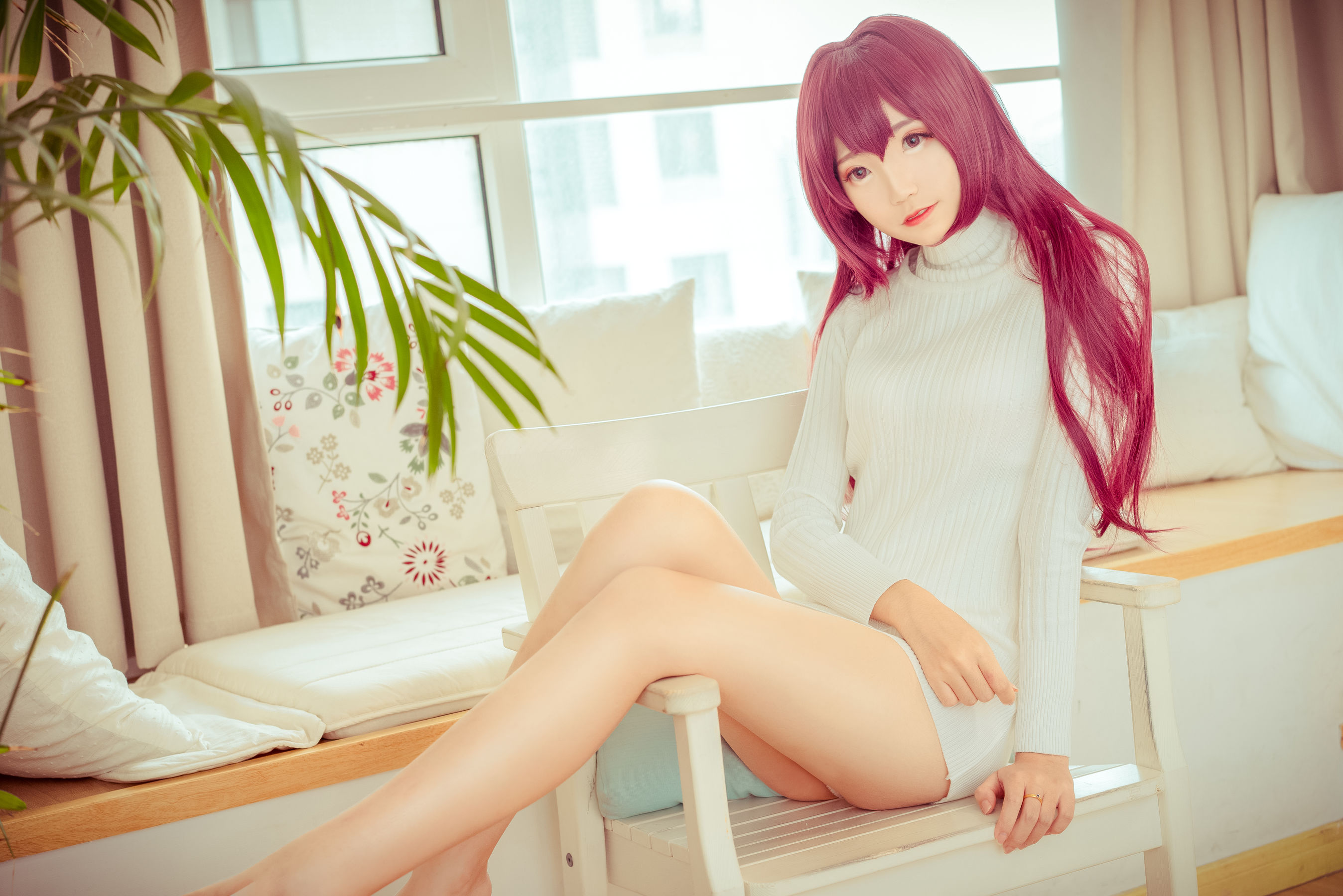 [福利COS] 然理理 - 斯卡哈毛衣第8张