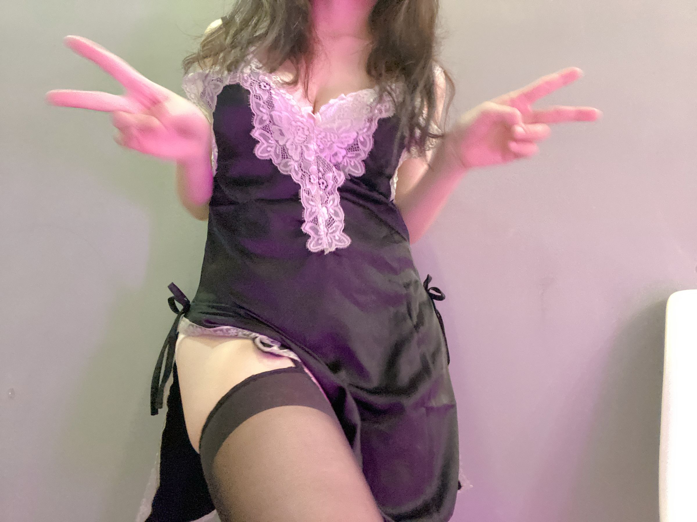 [福利COS] usejan - 黑丝睡衣第10张