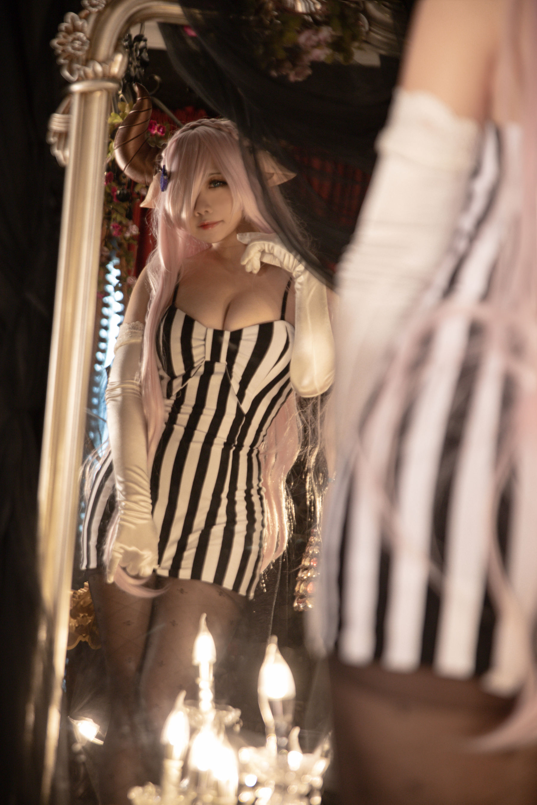 [网红COS] 贞子蜜桃 - 娜露梅亚礼服第7张