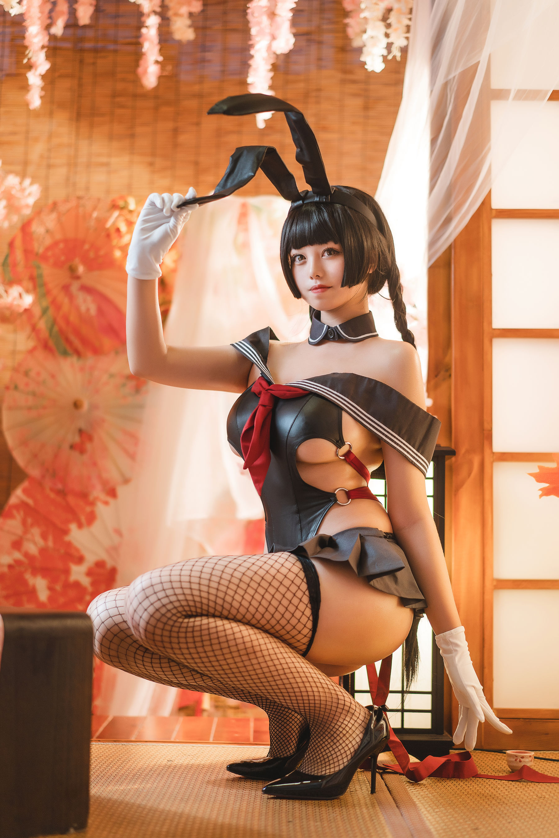[网红COS] 萌系小姐姐蜜汁猫裘 - 卯月桃子第14张