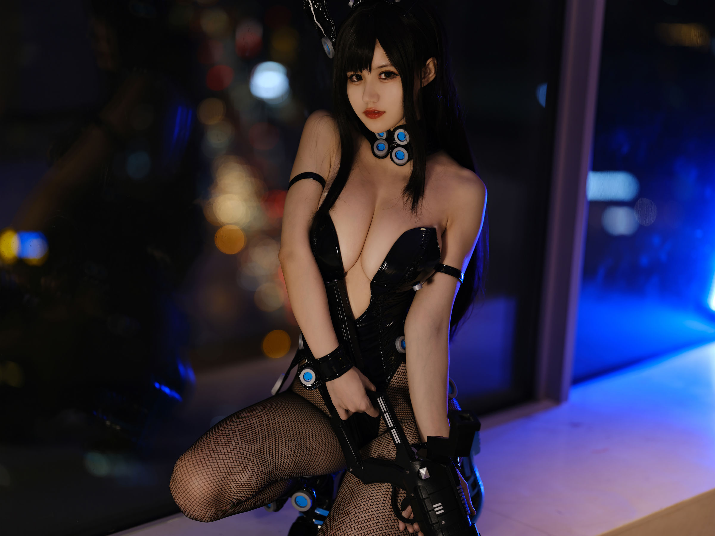 [福利COS] 动漫博主小仓千代w - 下平玲花兔女郎第2张