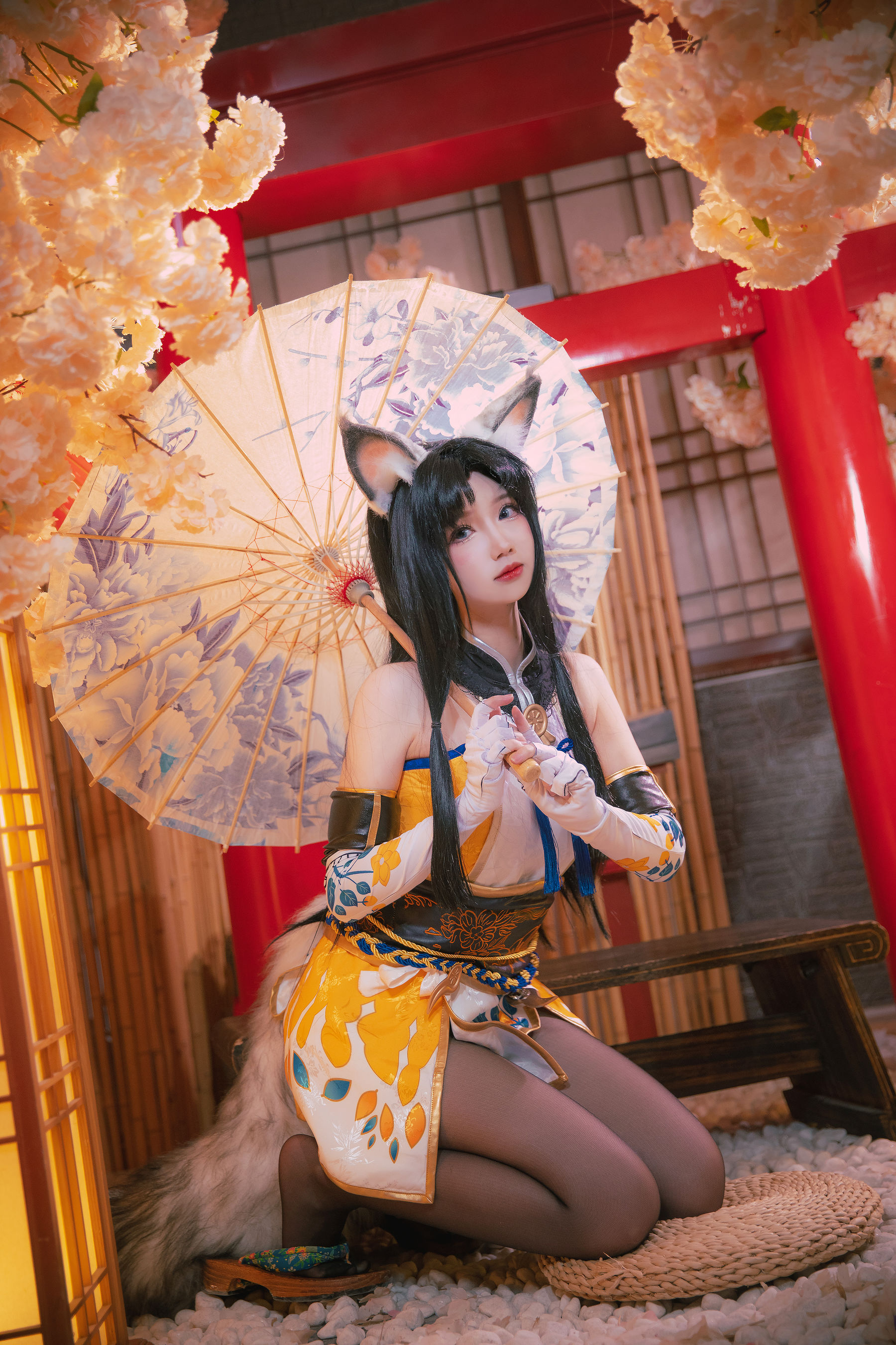 [福利COS] 动漫博主雪晴Astra - 永劫无间 黑丝胡桃第6张