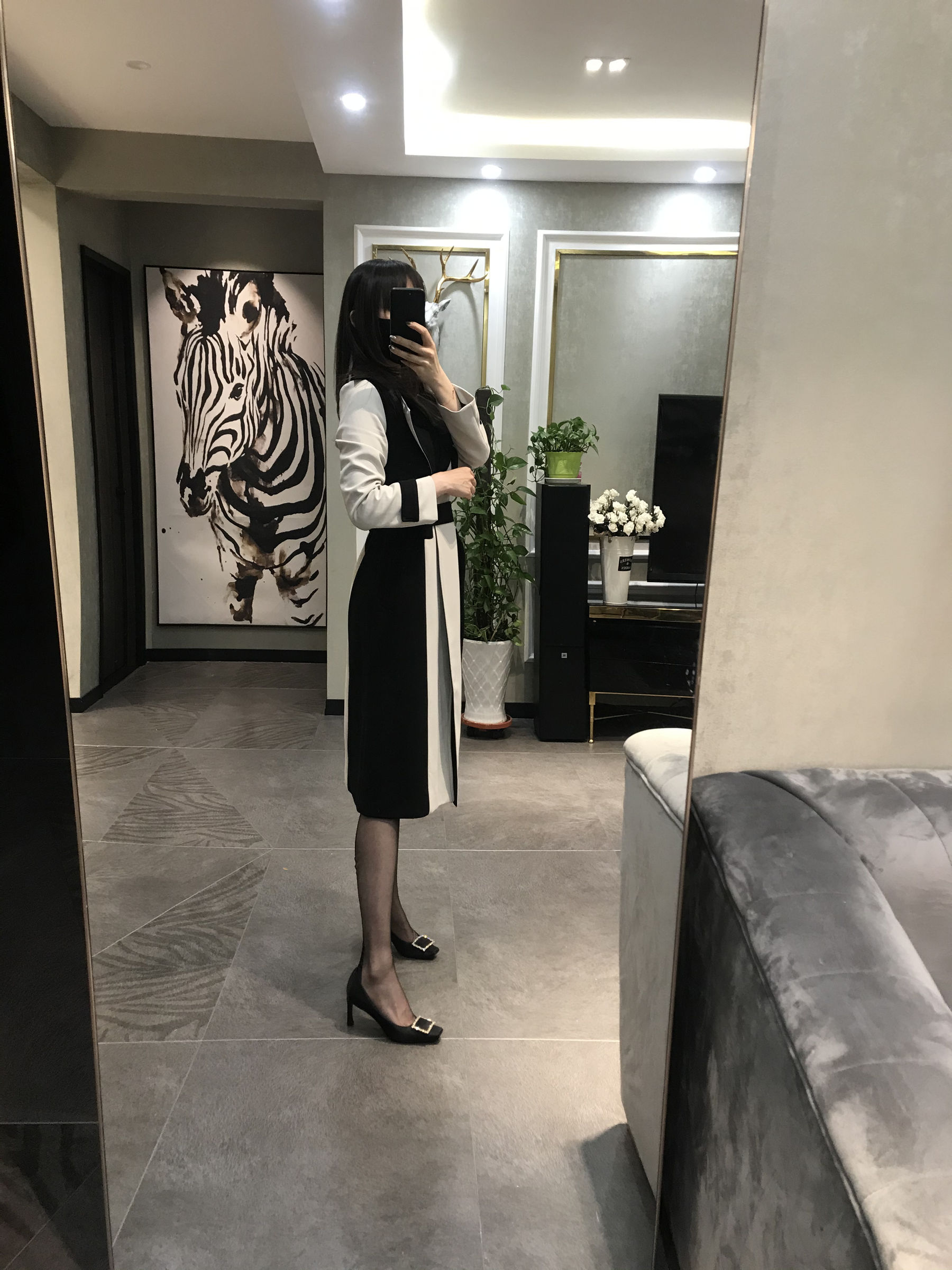 [福利COS] 丝足博主麋鹿_Monroe 2020.04.13 皮草丝惑第10张