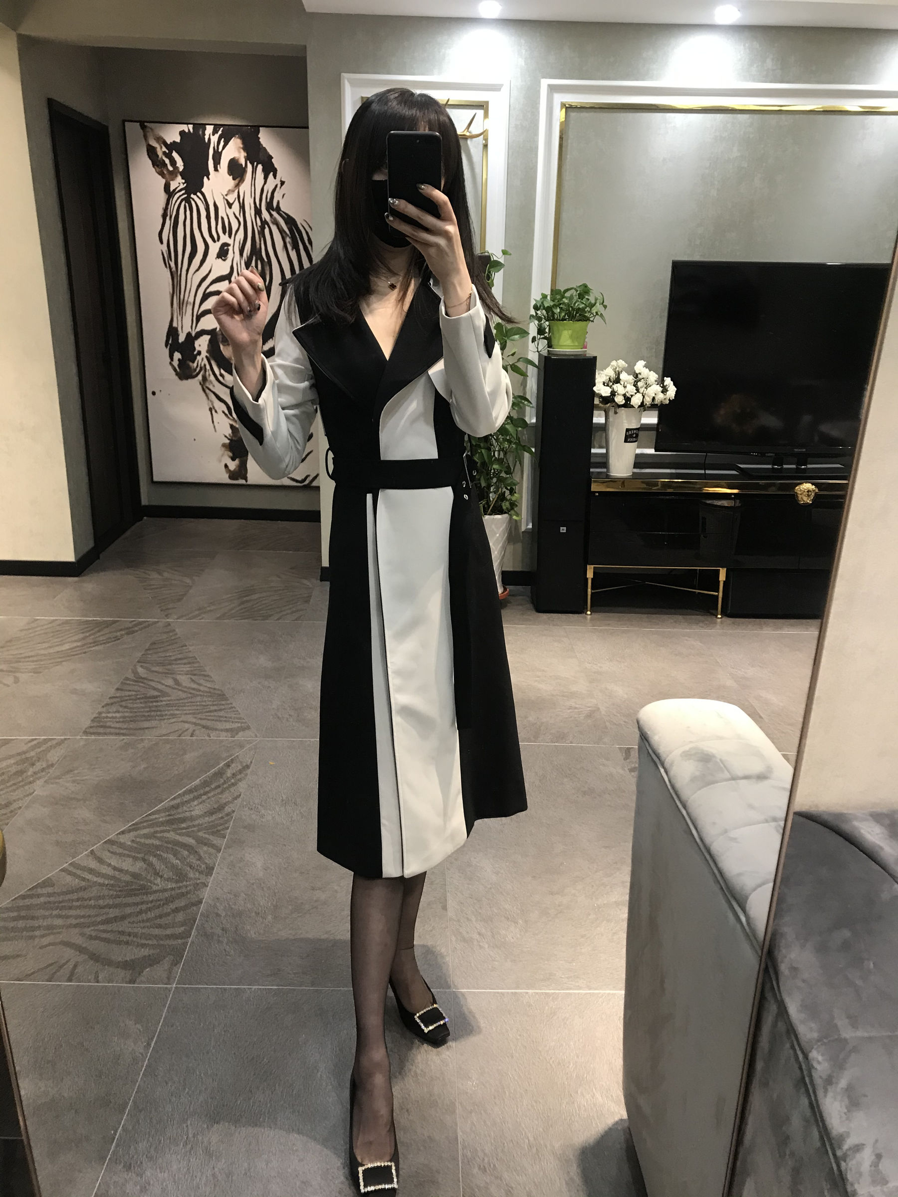 [福利COS] 丝足博主麋鹿_Monroe 2020.04.13 皮草丝惑第6张