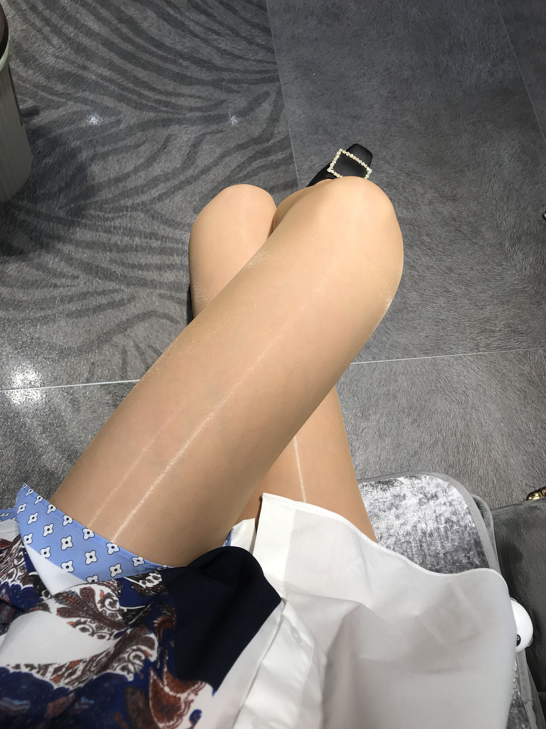 [福利COS] 丝足博主麋鹿_Monroe 2020.04.29 肉色亮丝第14张