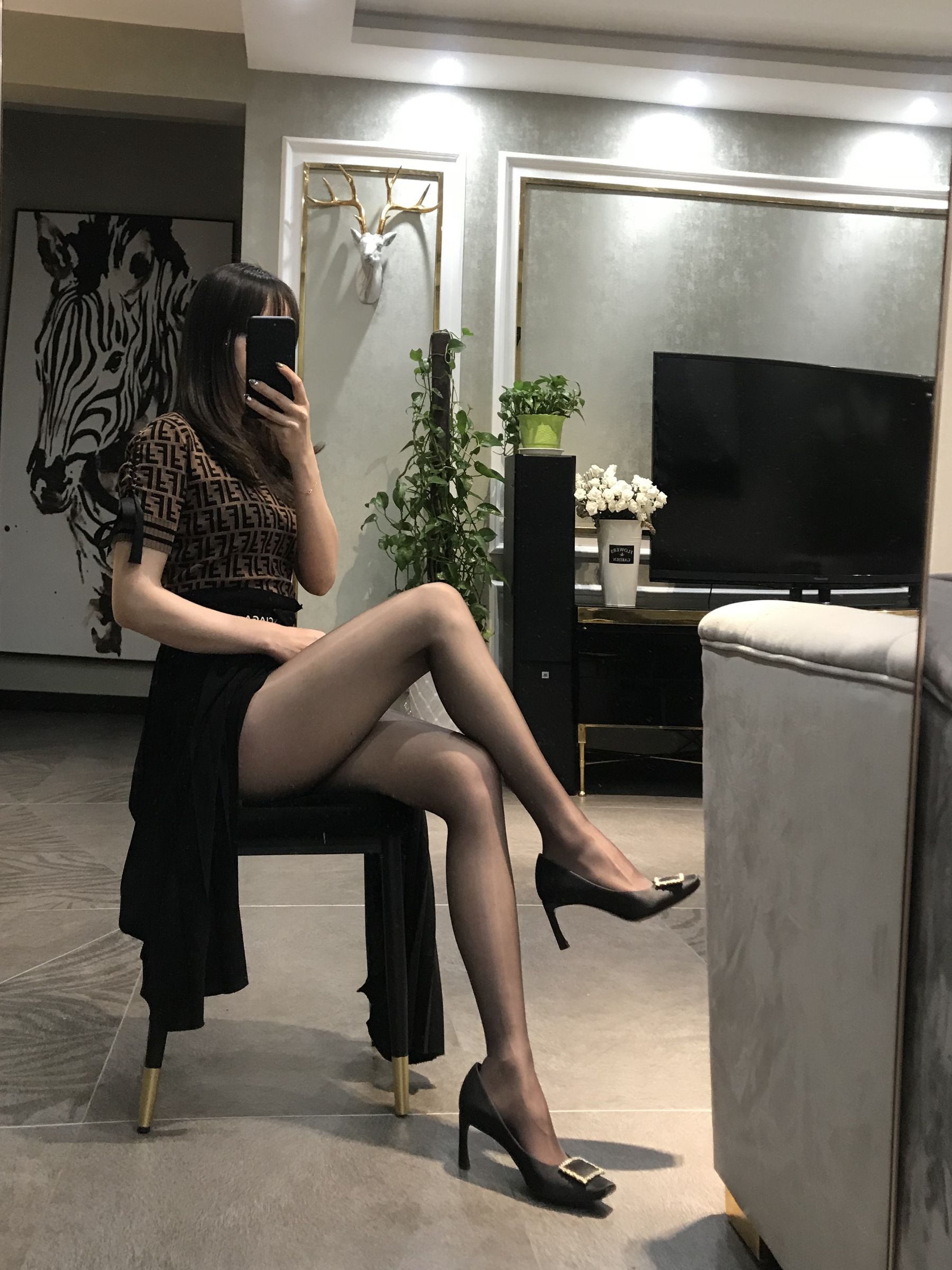 [福利COS] 丝足博主麋鹿_Monroe 2020.04.23 丝袜展示第13张