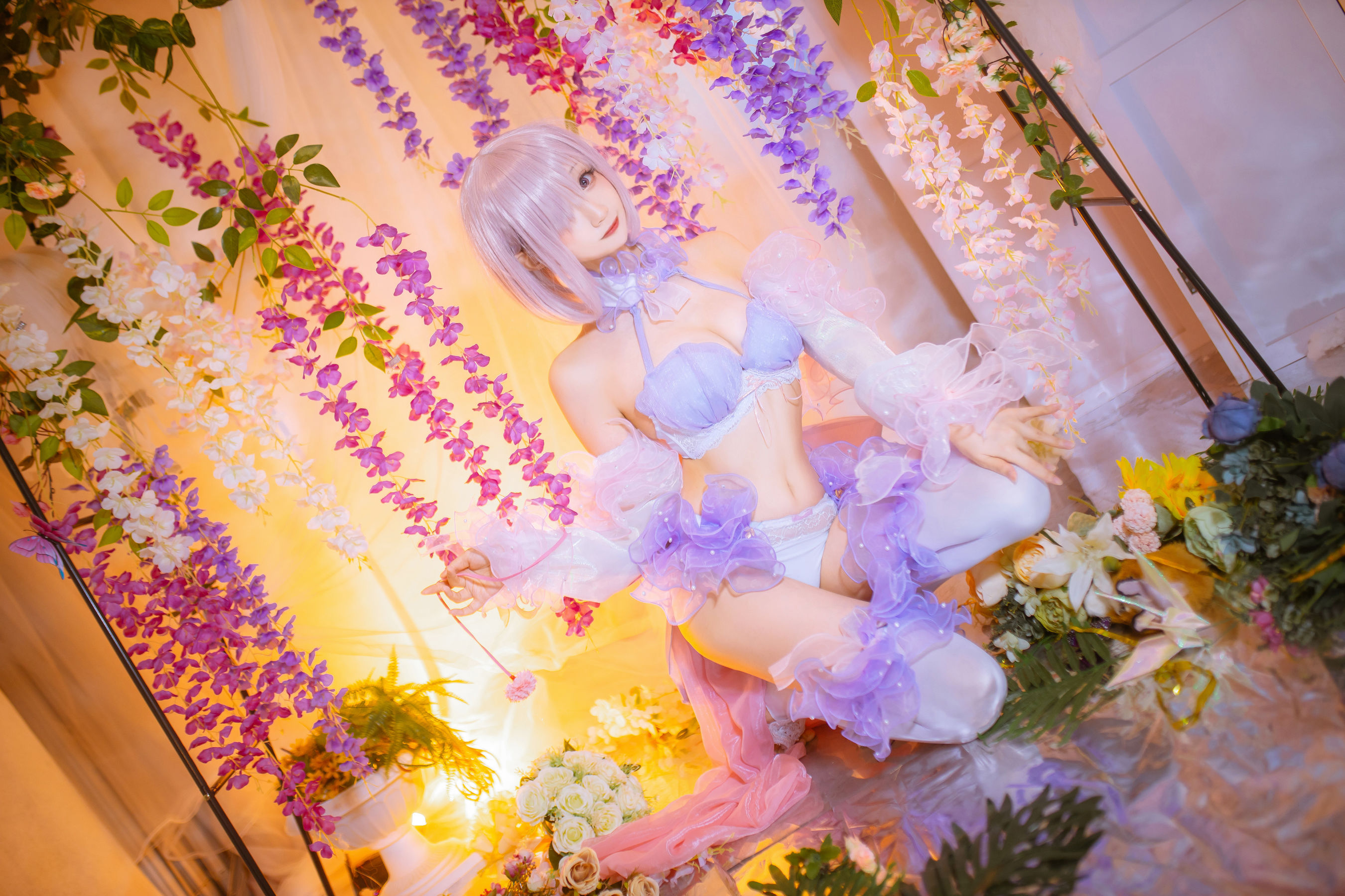 [福利COS] 小野寺地瓜 - 玛修内衣第5张