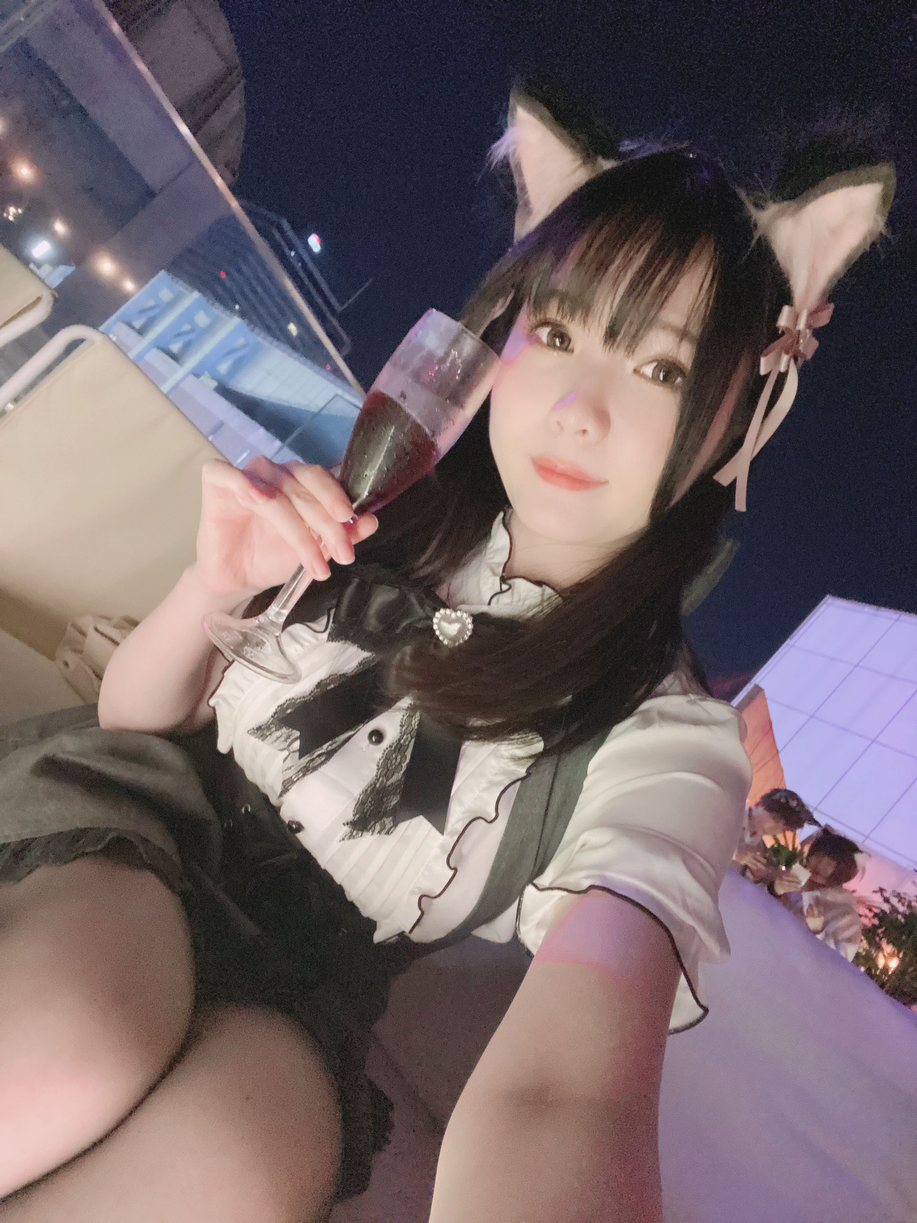 [福利COS] 微博妹纸霜月shimo - 一緒に飲みますか？第5张