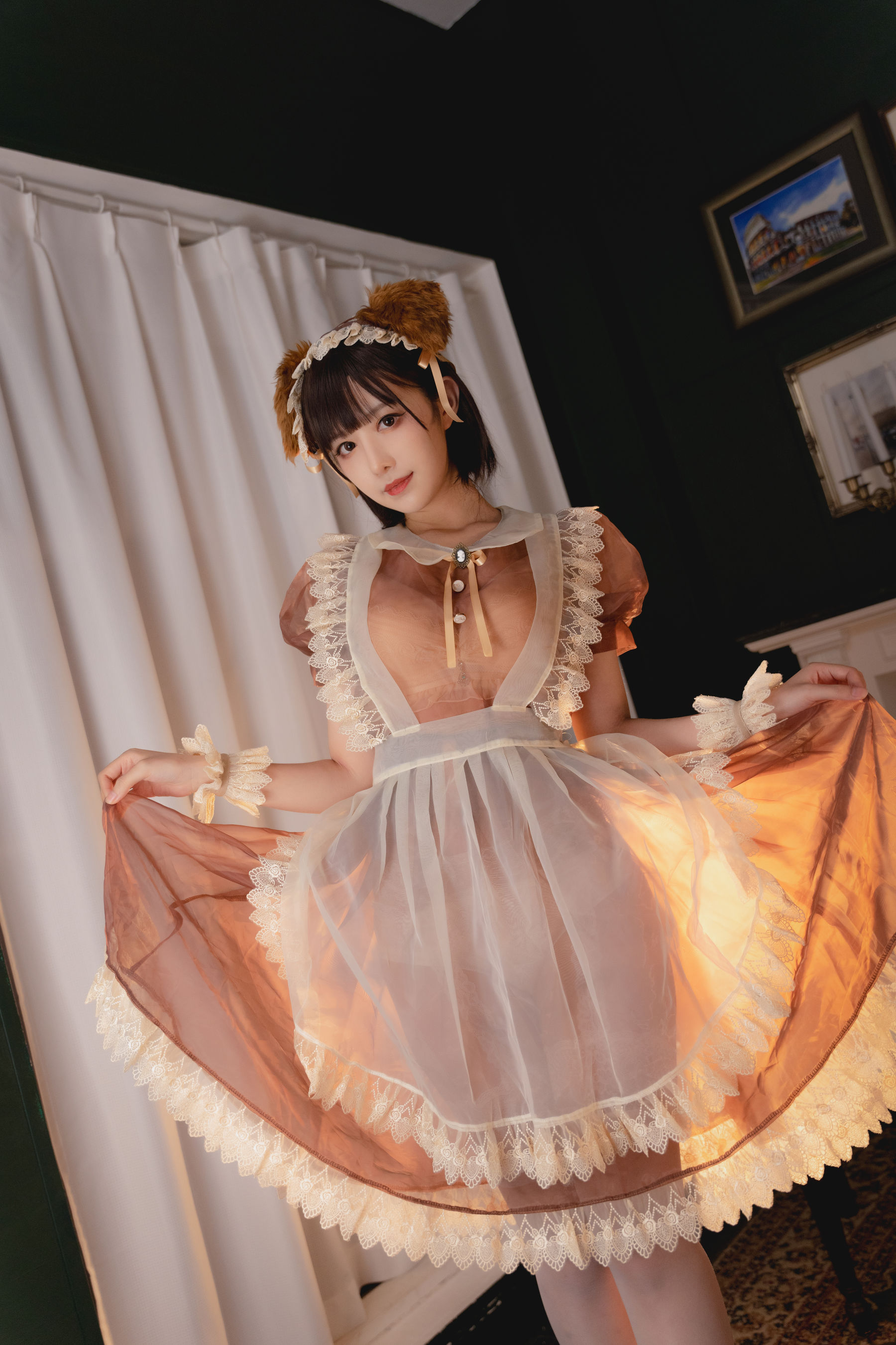 [福利COS] Shika小鹿鹿 - 透明女仆第7张