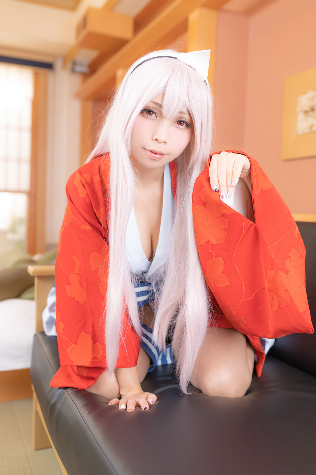 [福利COS] C95&amp;amp;CH24 OK!guguru(ぐぐる) ゆらぎ荘のぐぐるさん第14张